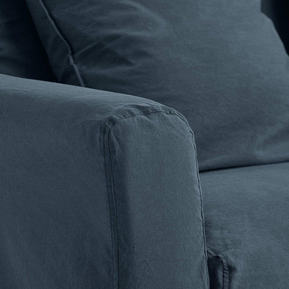 Housse canapé convertible - Bleu Pétrole