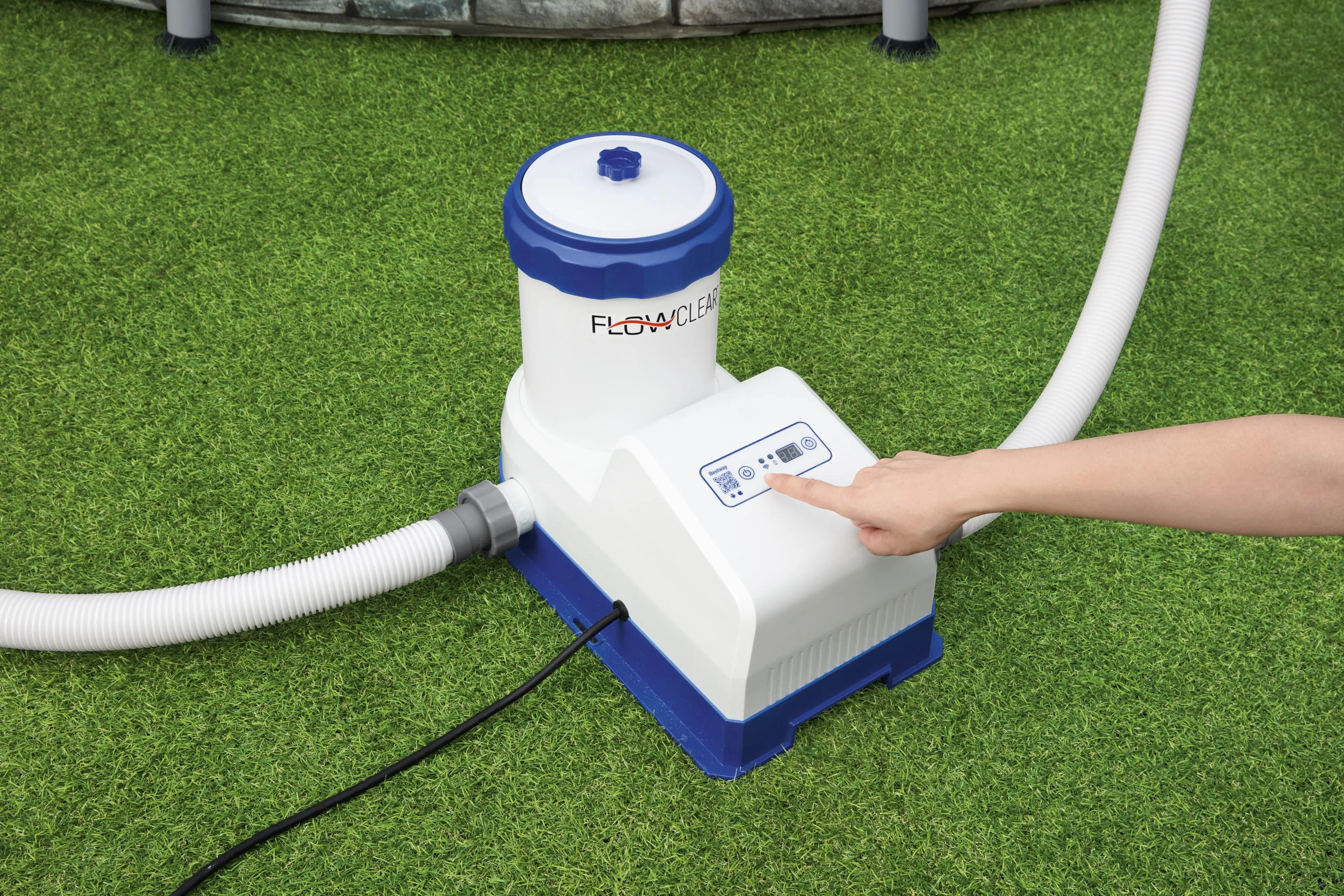 Flowclear 2000 Gal Smart Touch Wifi Above-Ground Pool Pump - Image 7