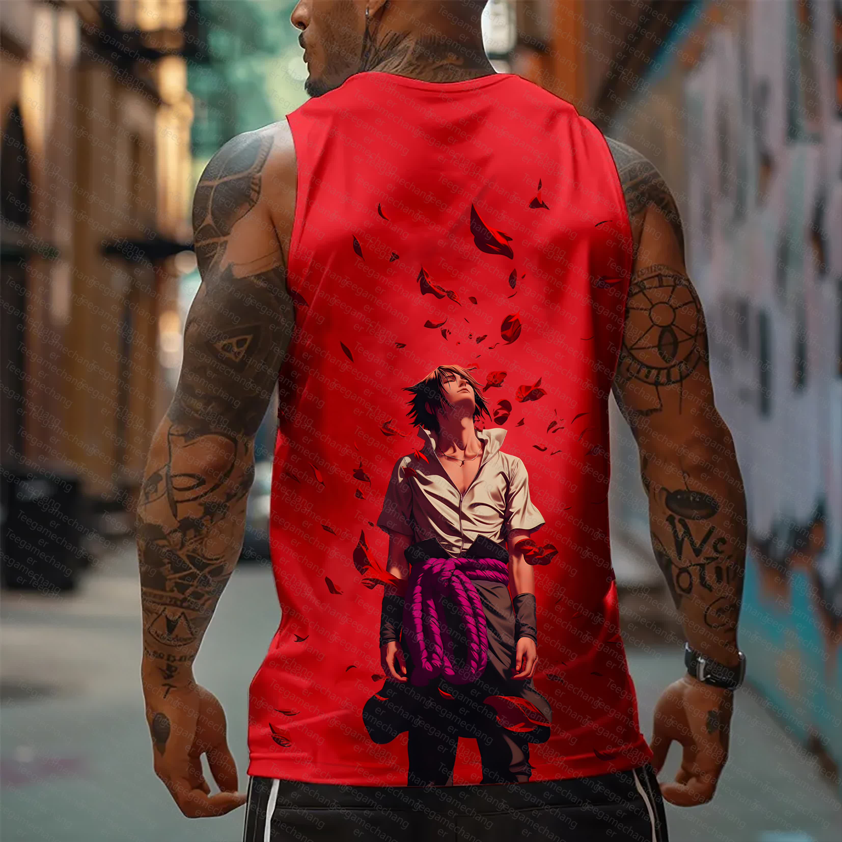 Unisex   Casual Anime  Tank Top