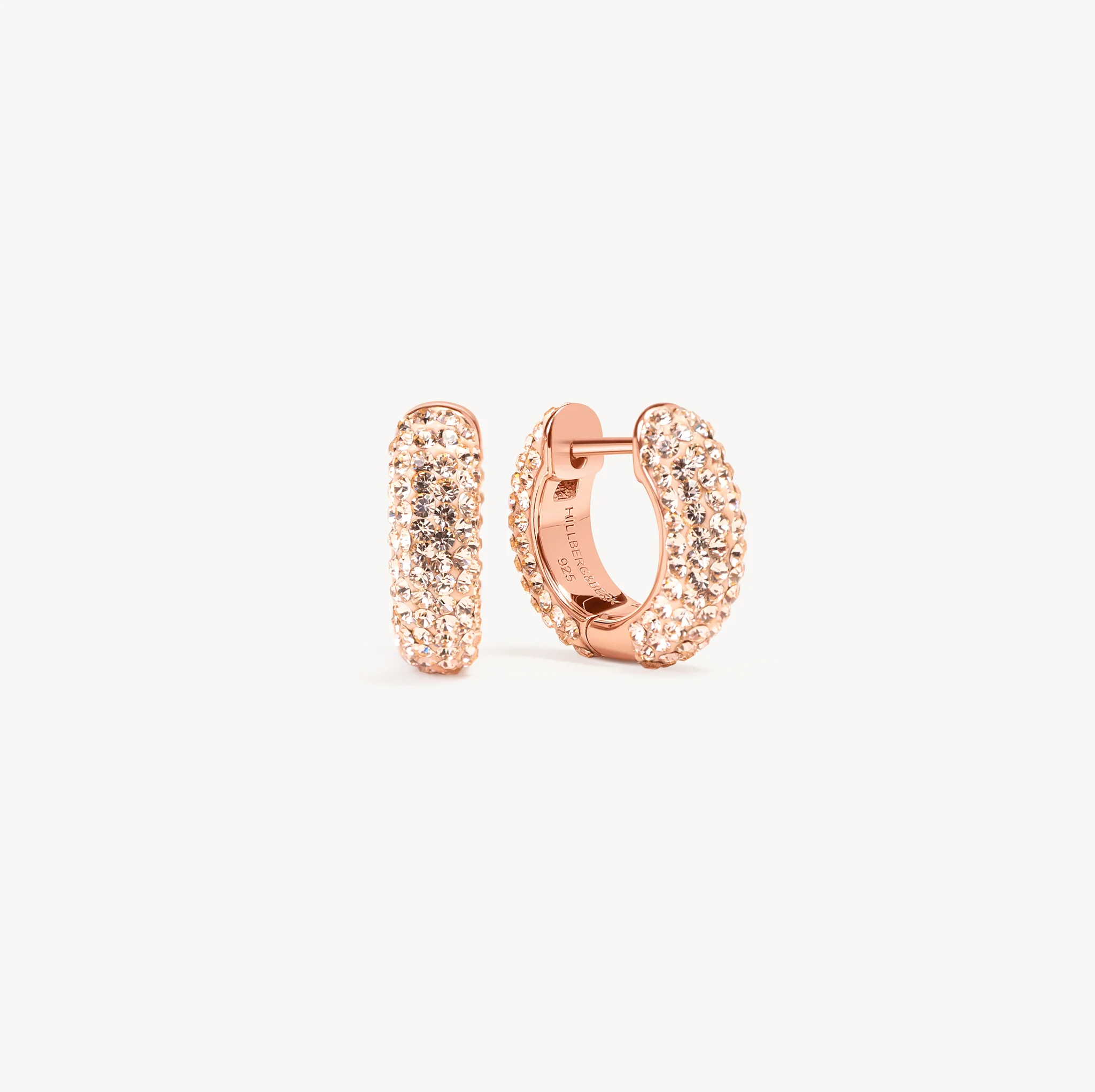 Small Sparkle Hoop Earrings