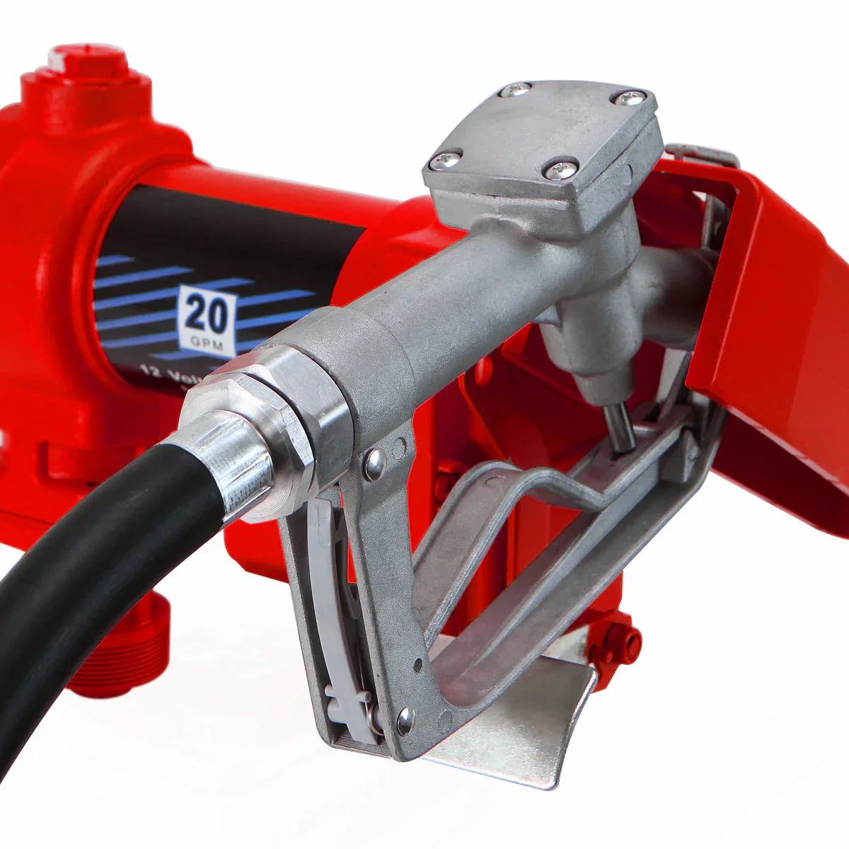 12V Electric Fuel Transfer Pump, 20 GPM, Yellow - Image 2 12V Electric Fuel Transfer Pump, 20 GPM, Yellow - Image 2