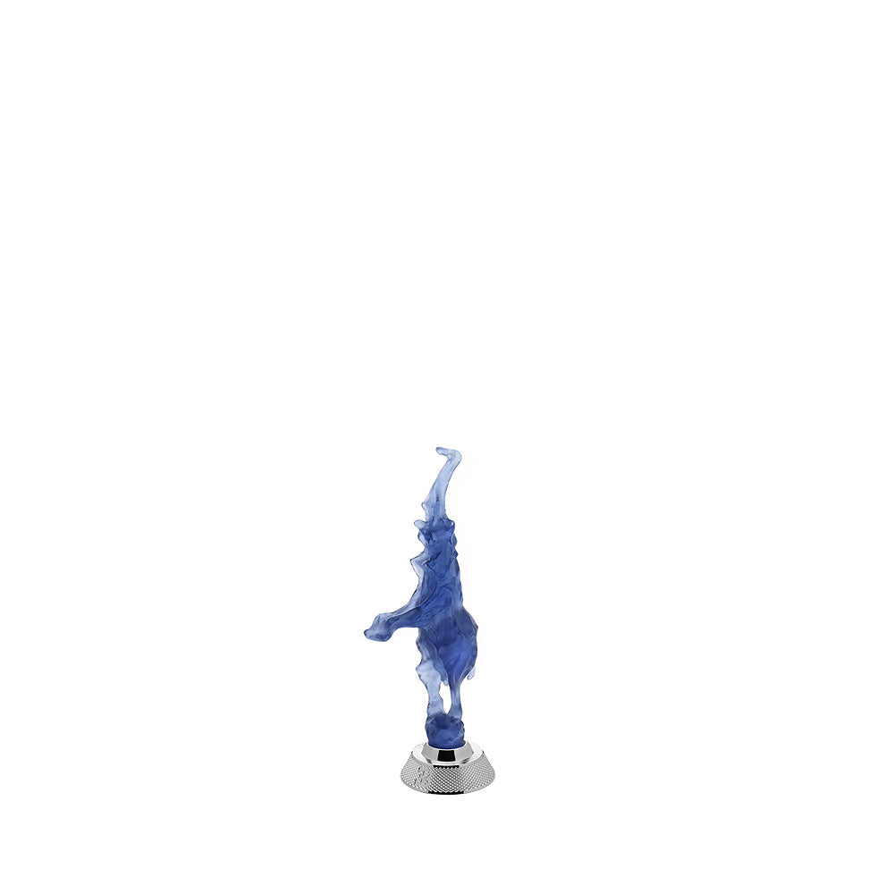 DANCING ELEPHANT REMBRANDT BUGATTI BY LALIQUE 2014 - CRISTAL BLEU