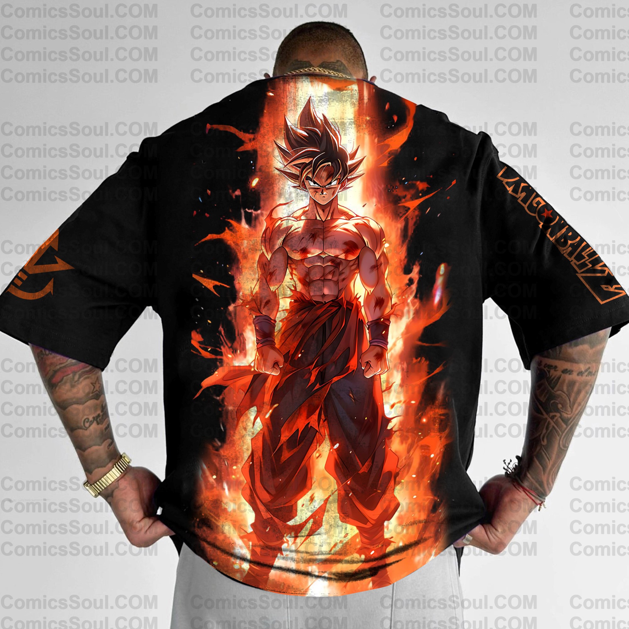 Unisex Anime Inspired Vintage T-Shirt丨DragonBall