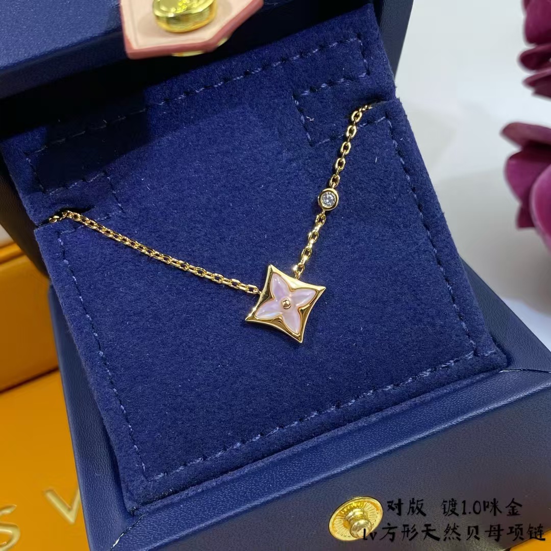 Louis Vuitton Color Blossom BB Star Pendant Necklaces - Original Replica Club