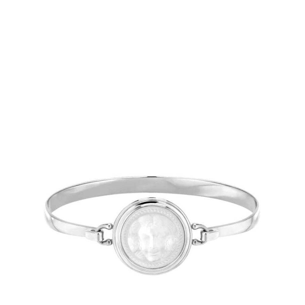 BRACELET ARÉTHUSE ROND - CRISTAL INCOLORE, ARGENT