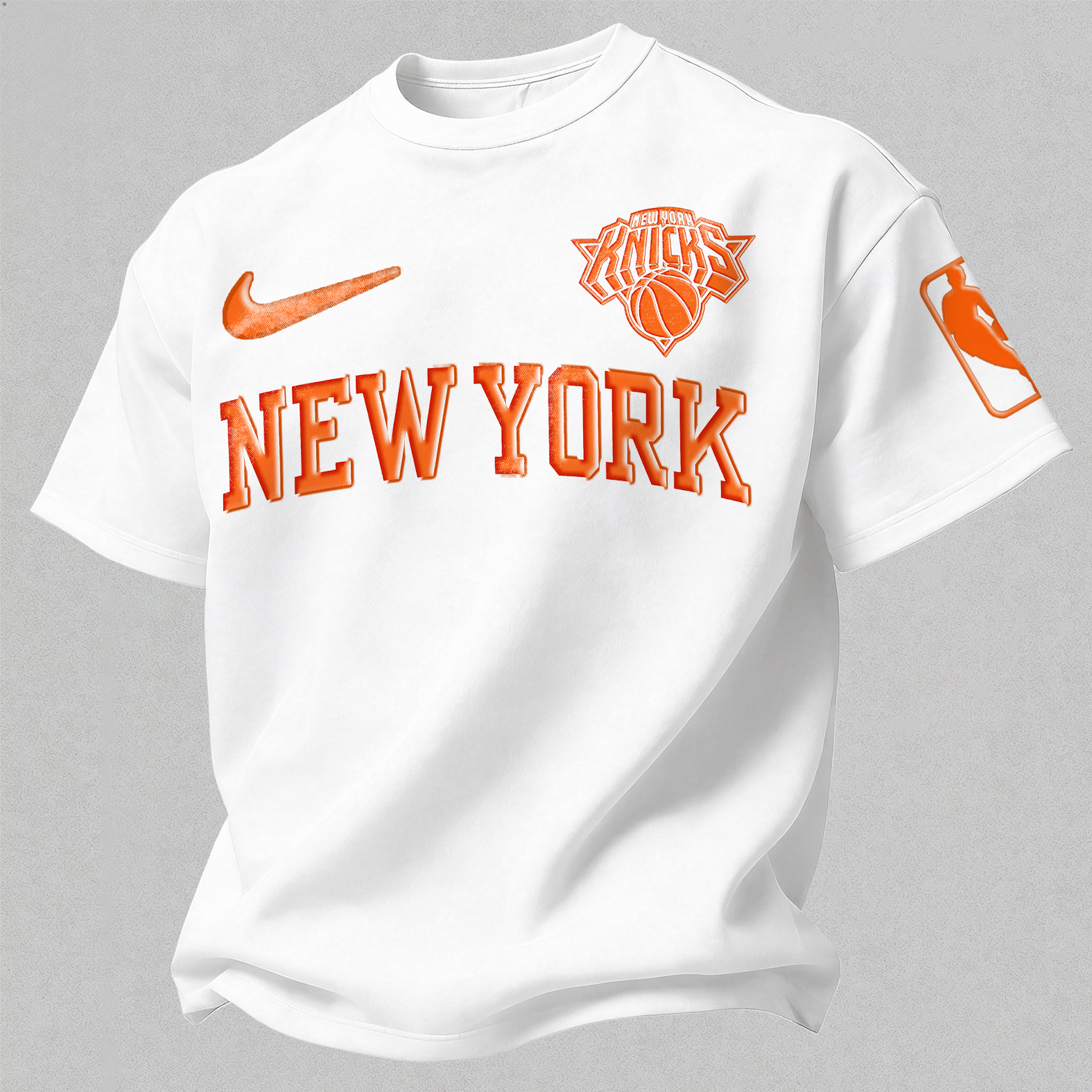 New York Basketball 2026 Printed Unisex Oversized T-shirt