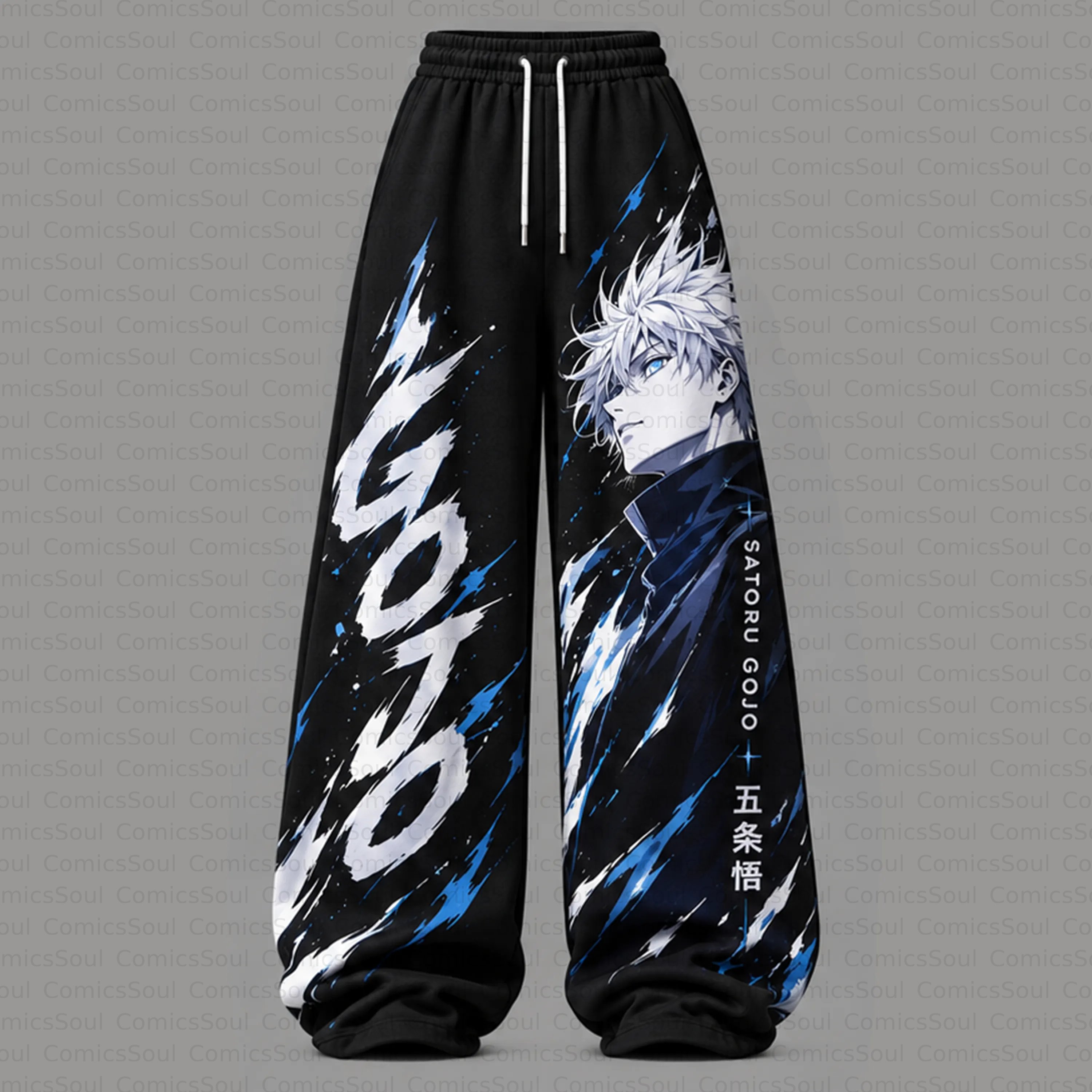 Jujutsu Kaisen Cropped Long Sleeve Hoodie & High Waist Jogger Pants Two Piece TeeThreads Sustain the Scene with Custom Apparel