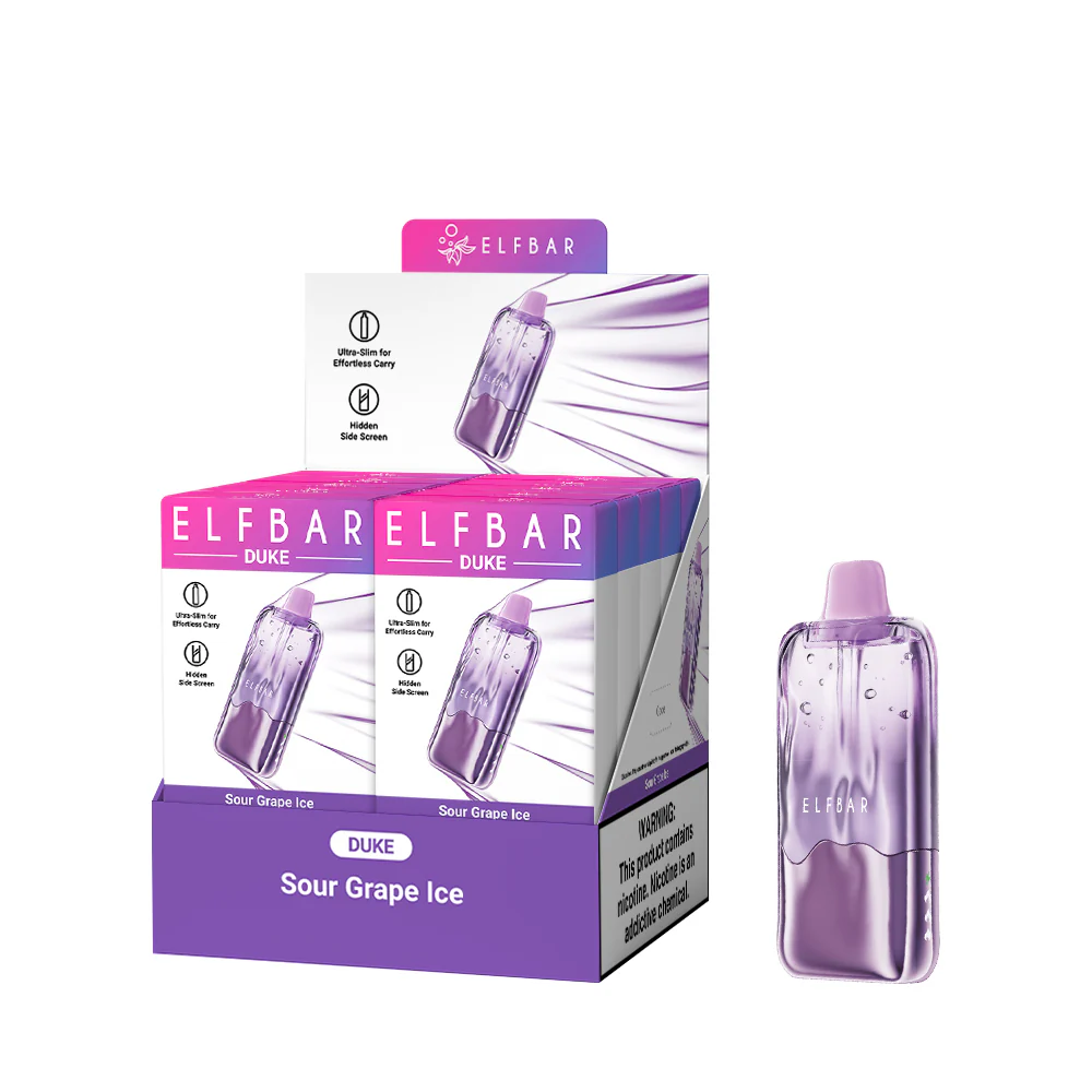ELFBAR DUKE újratölthető eldobható e-cigaretta (minden íz)