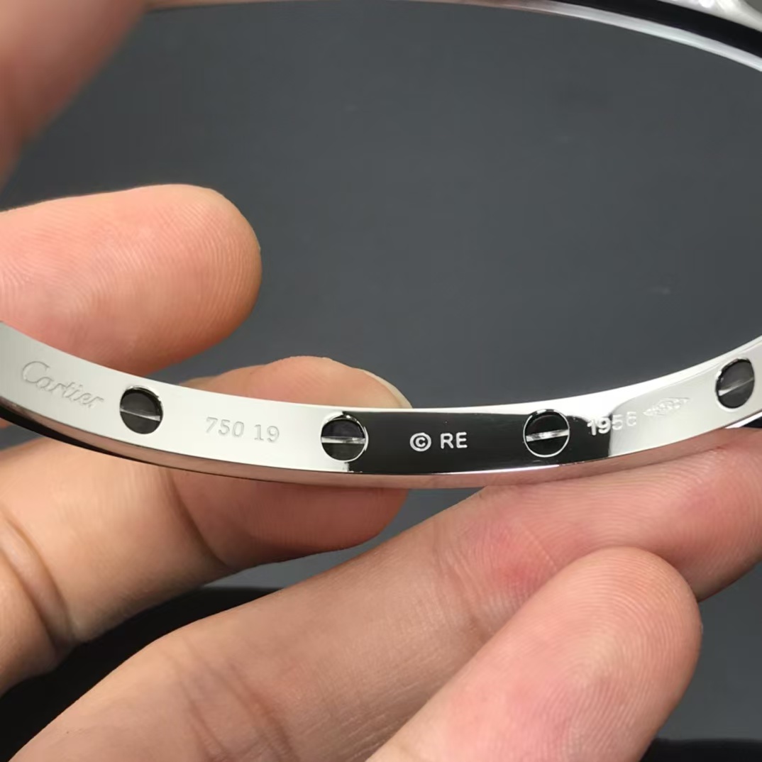 Cartier LOVE Bracelet Bangle - Black Nail - Original Replica Club
