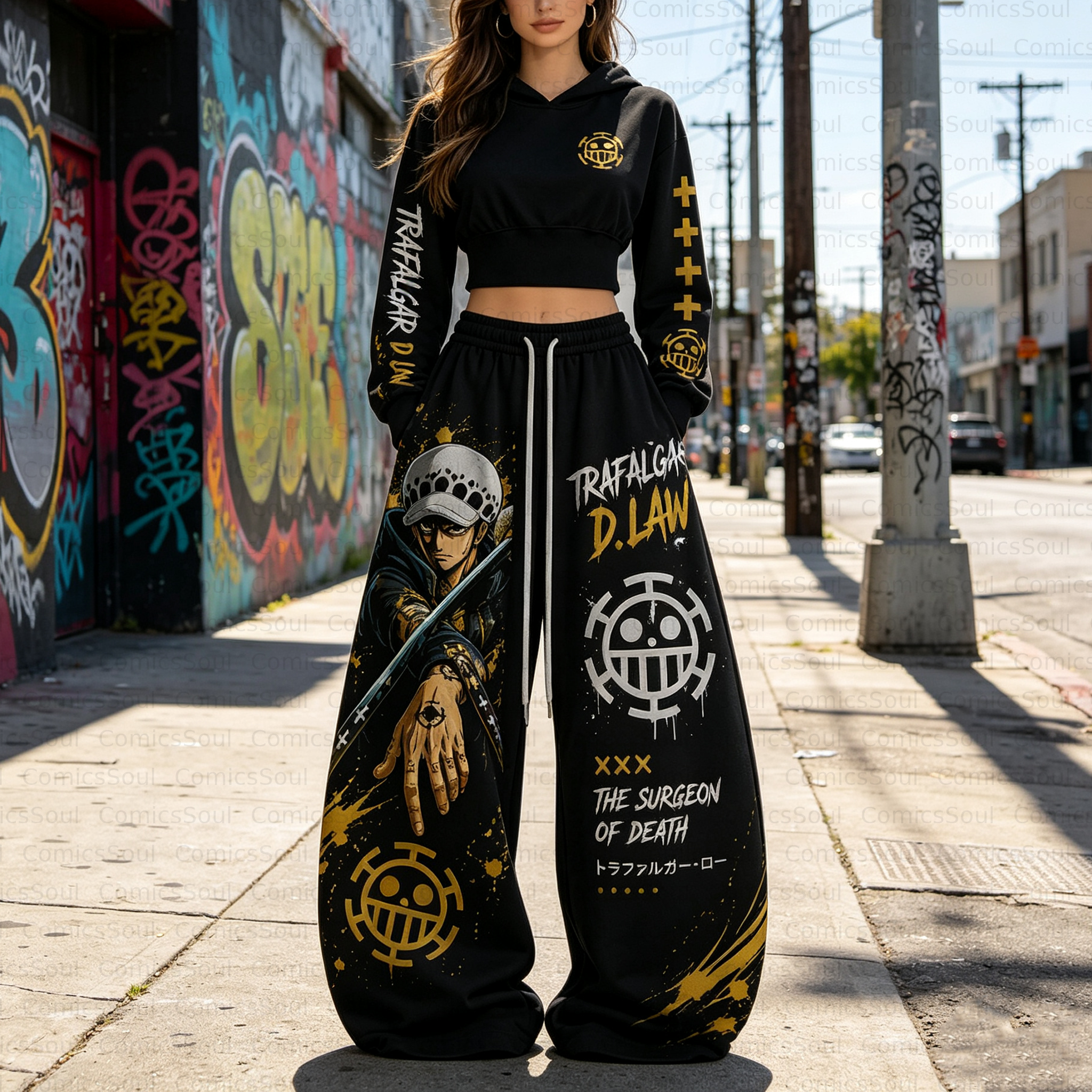One Piece Hoodie & Pants Two Piece Tracksuit Set 3050999 TeeThreads Sustain the Scene with Custom Apparel