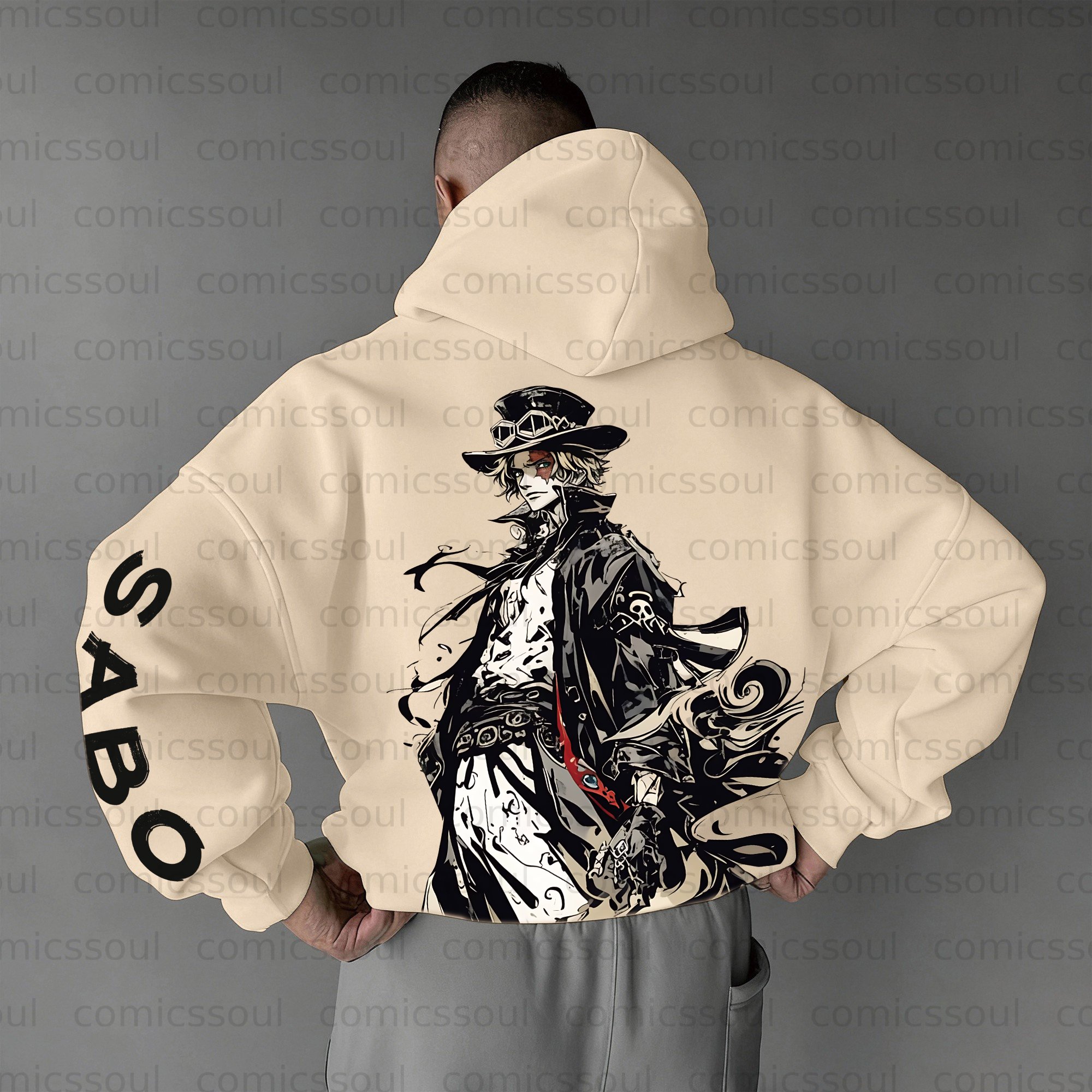 Unisex Anime Graphic Streetwear Vintage Plush Hoodie