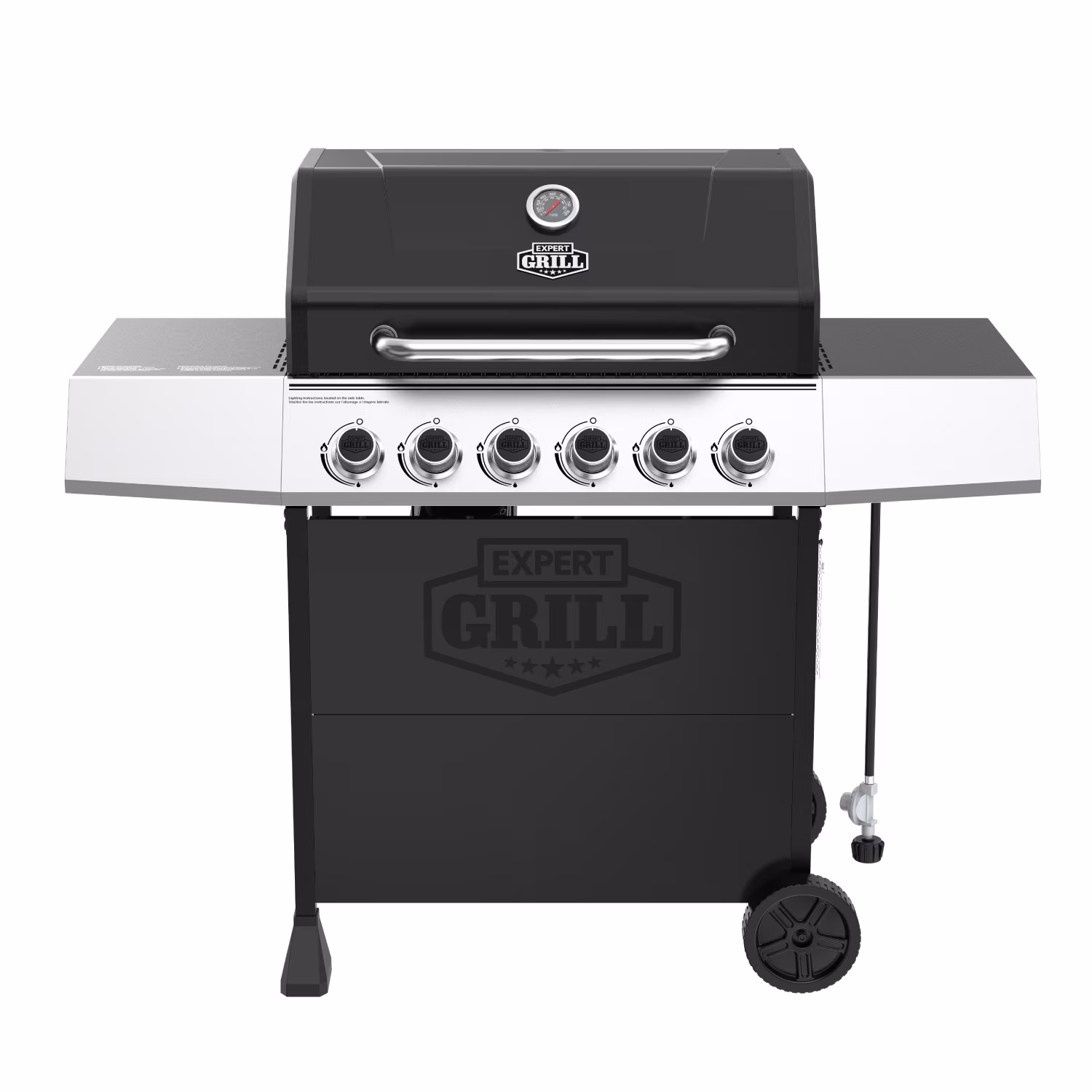 Expert Grill 5 Burner Propane Gas Grill with Side Burner - Image 5
