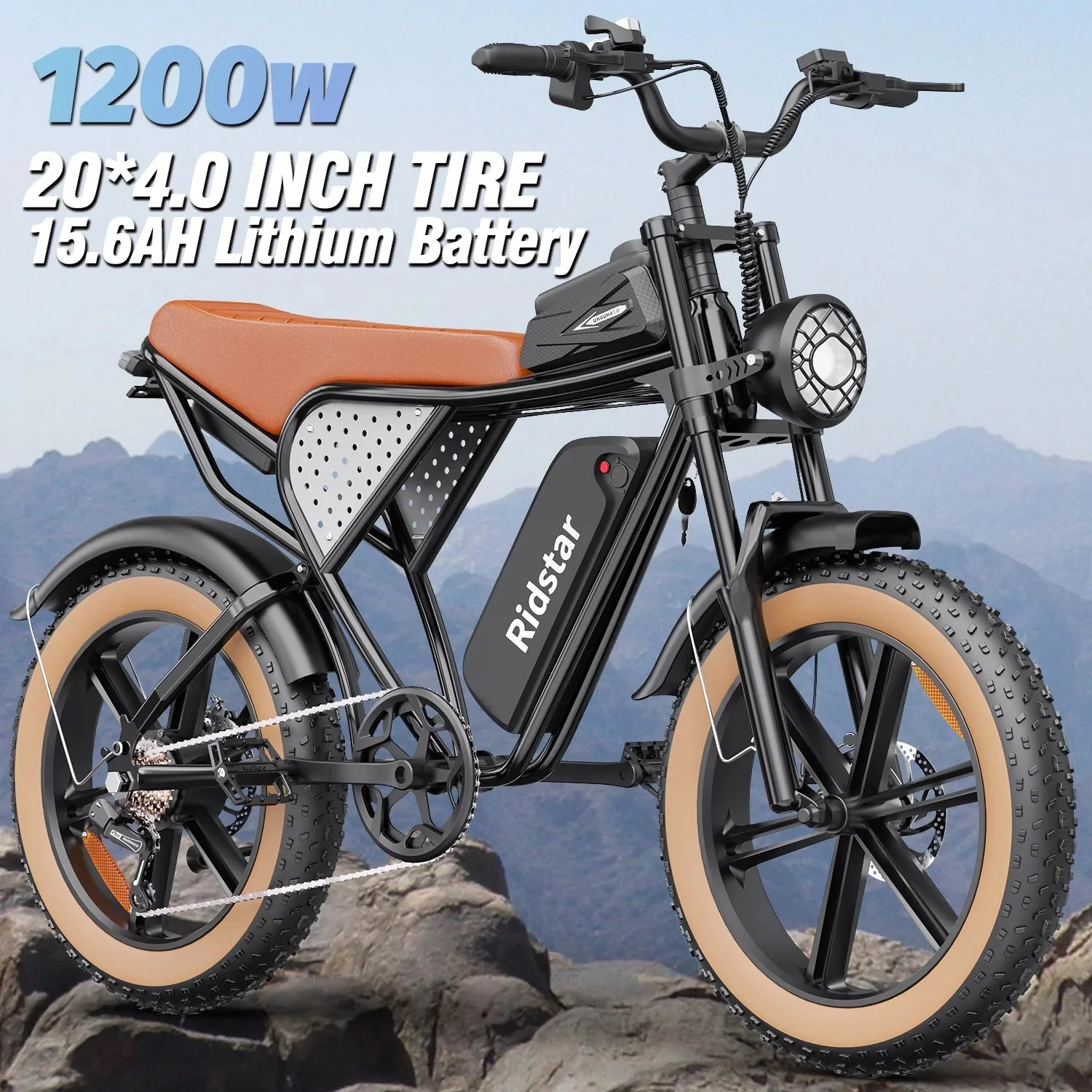 1500W Electric Mountain Bike 48V 20Ah, 20 inch Fat Tires, Shimano 7-Speed, Full Suspension - q20-1500w - Image 34 1500W Electric Mountain Bike 48V 20Ah, 20 inch Fat Tires, Shimano 7-Speed, Full Suspension - q20-1500w - Image 34