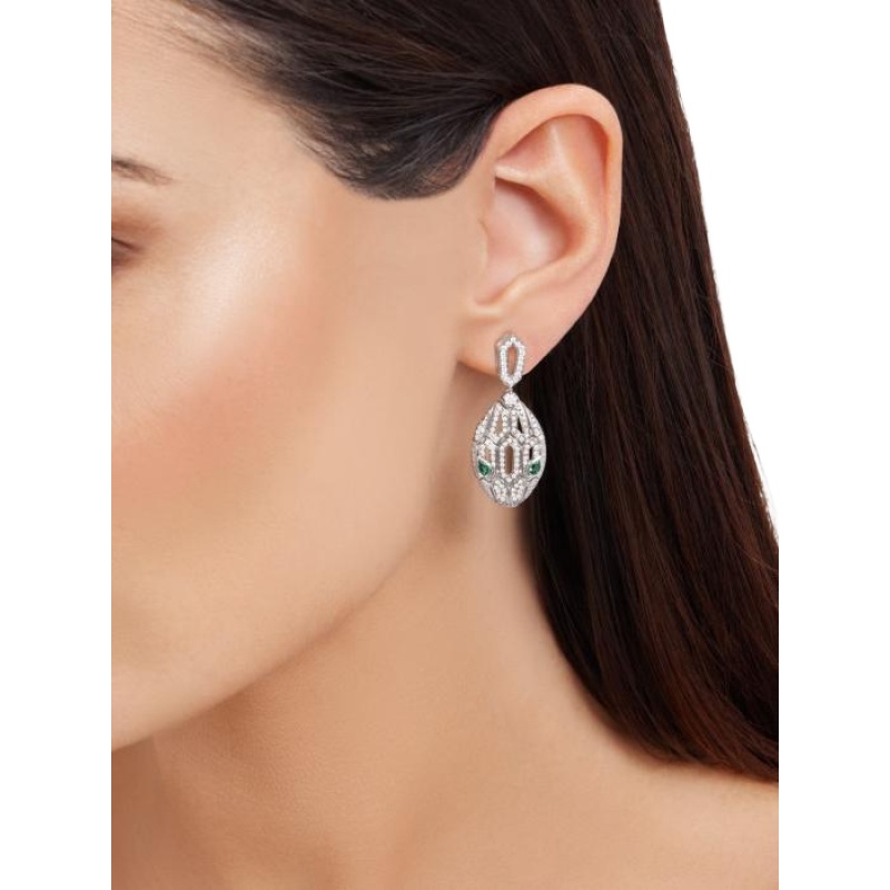 Replicate Serpenti Seduttori gilded snake earrings(1:1 replica) - Original Replica Club