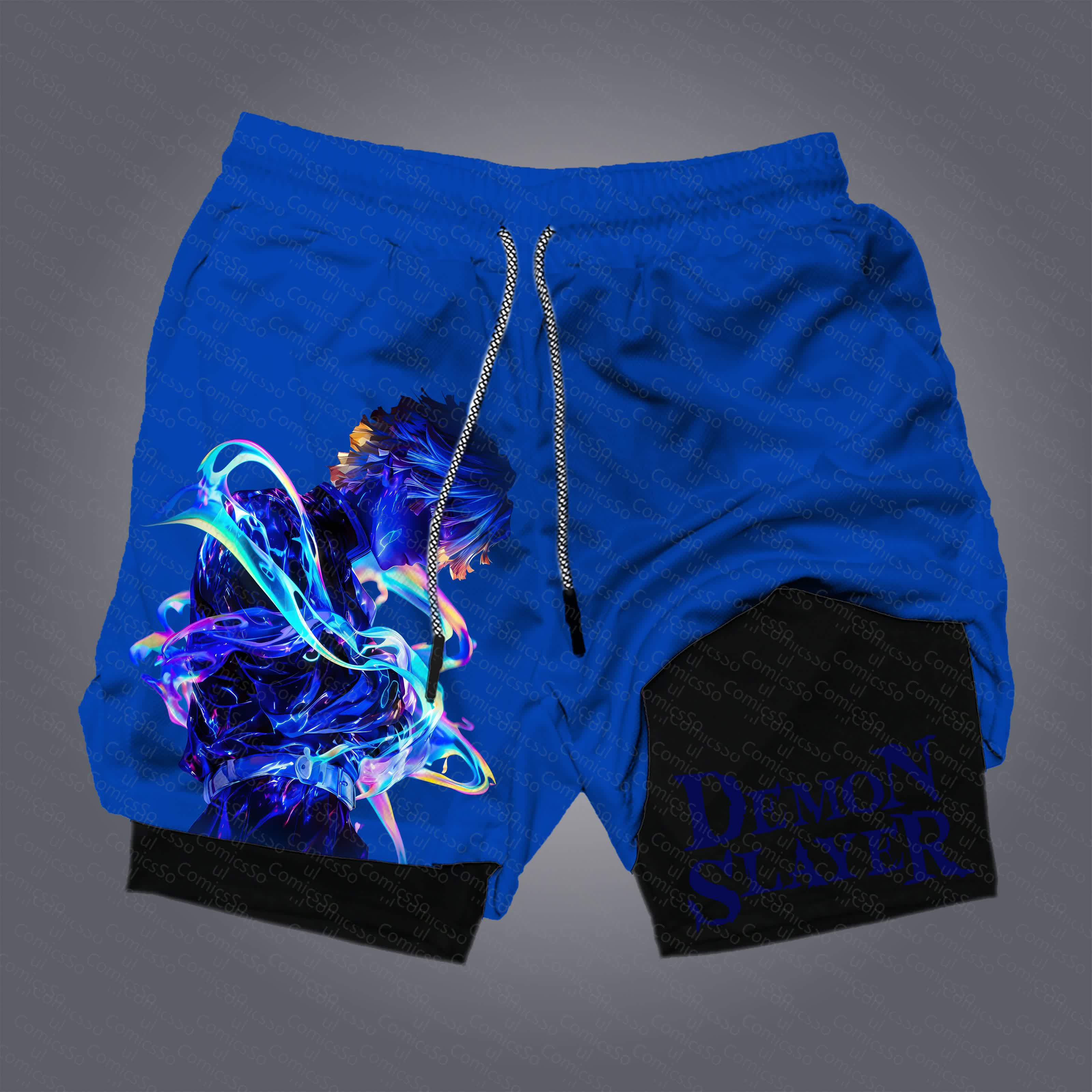 Unisex  “Comicssoul” Casual Anime Streetwear Shorts