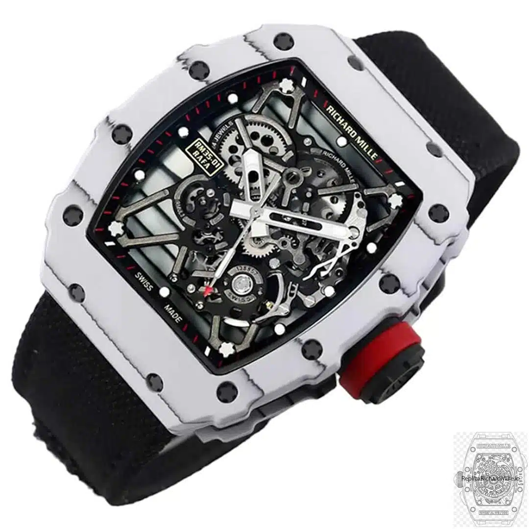 Replica Richard Mille RM35-01 BBR Factory Black Strap