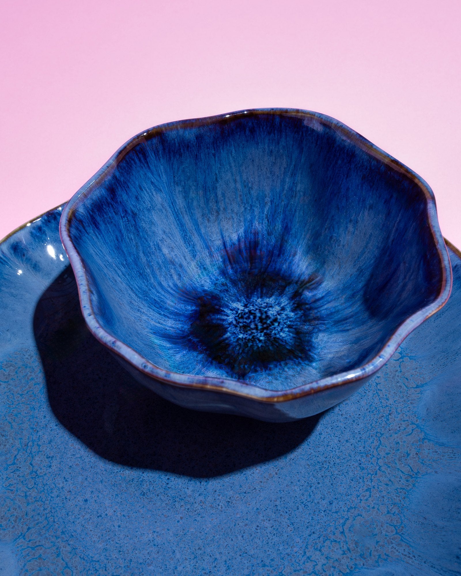 Pérola Müslischale shell dunkelblau