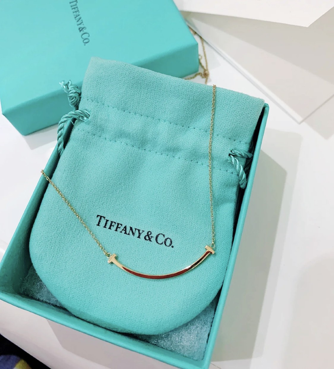 Tiffany Medium Smile Pendant Necklace - Original Replica Club