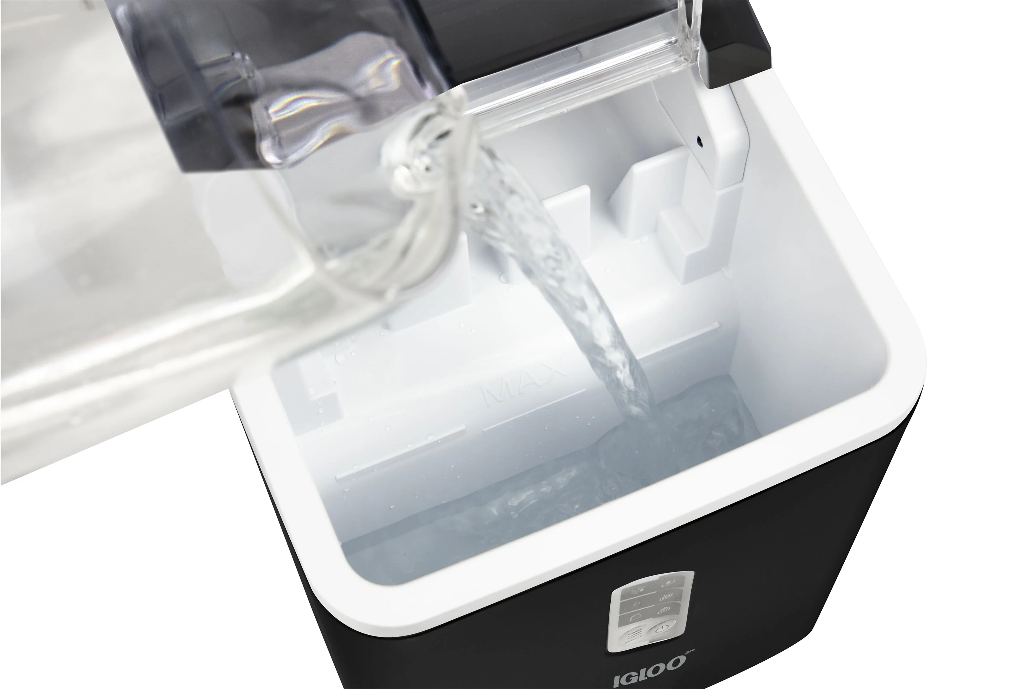 Igloo Automatic Ice Machine Self Cleaning Countertop Ice Maker for Water Bottle & Drinks, Aqua - Image 48