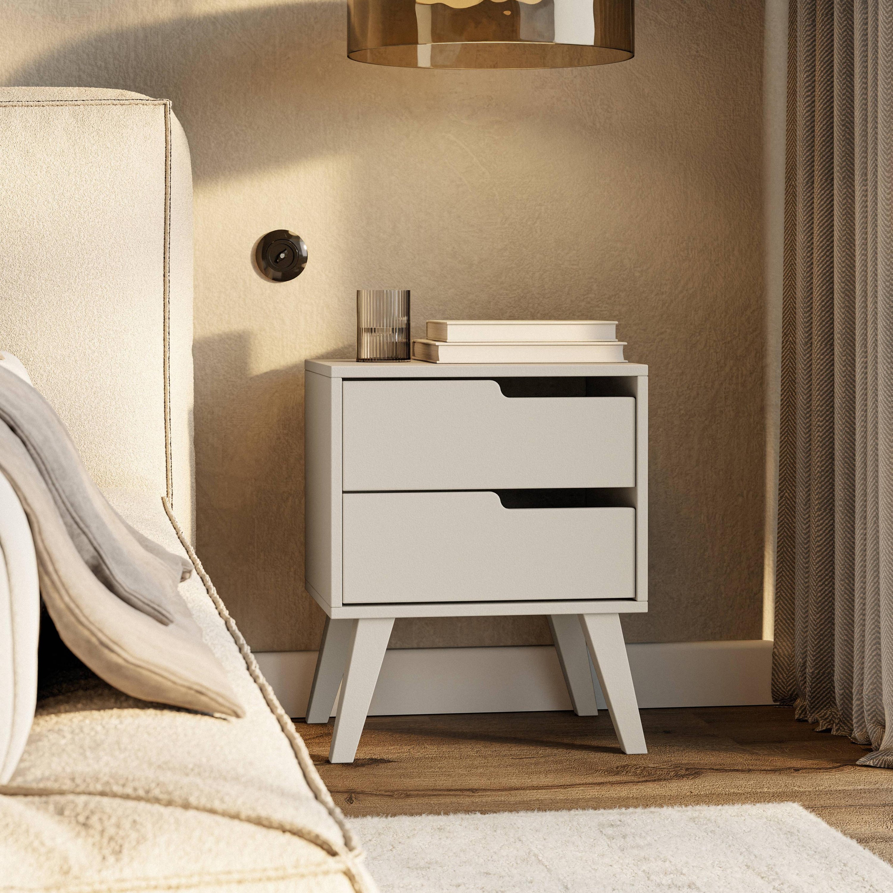 by fonQ Nordo Nachtkastje - Rechts - Greige