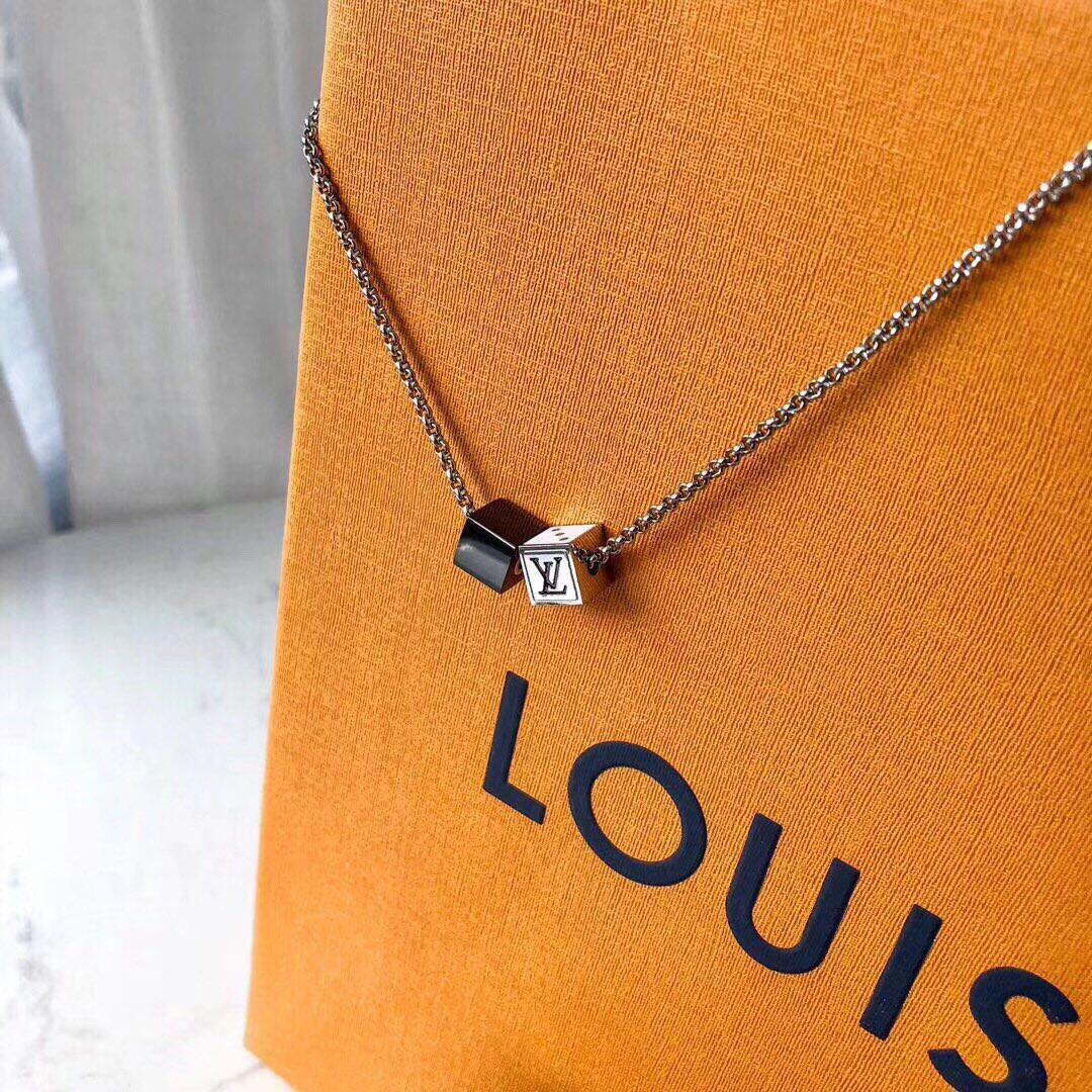 Louis Vuitton Dice Pendant Necklace - Original Replica Club