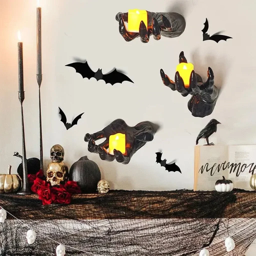 Halloween Decoration 3D Wall Art Gothic Home Decor - Image 8 Halloween Decoration 3D Wall Art Gothic Home Decor - Image 8