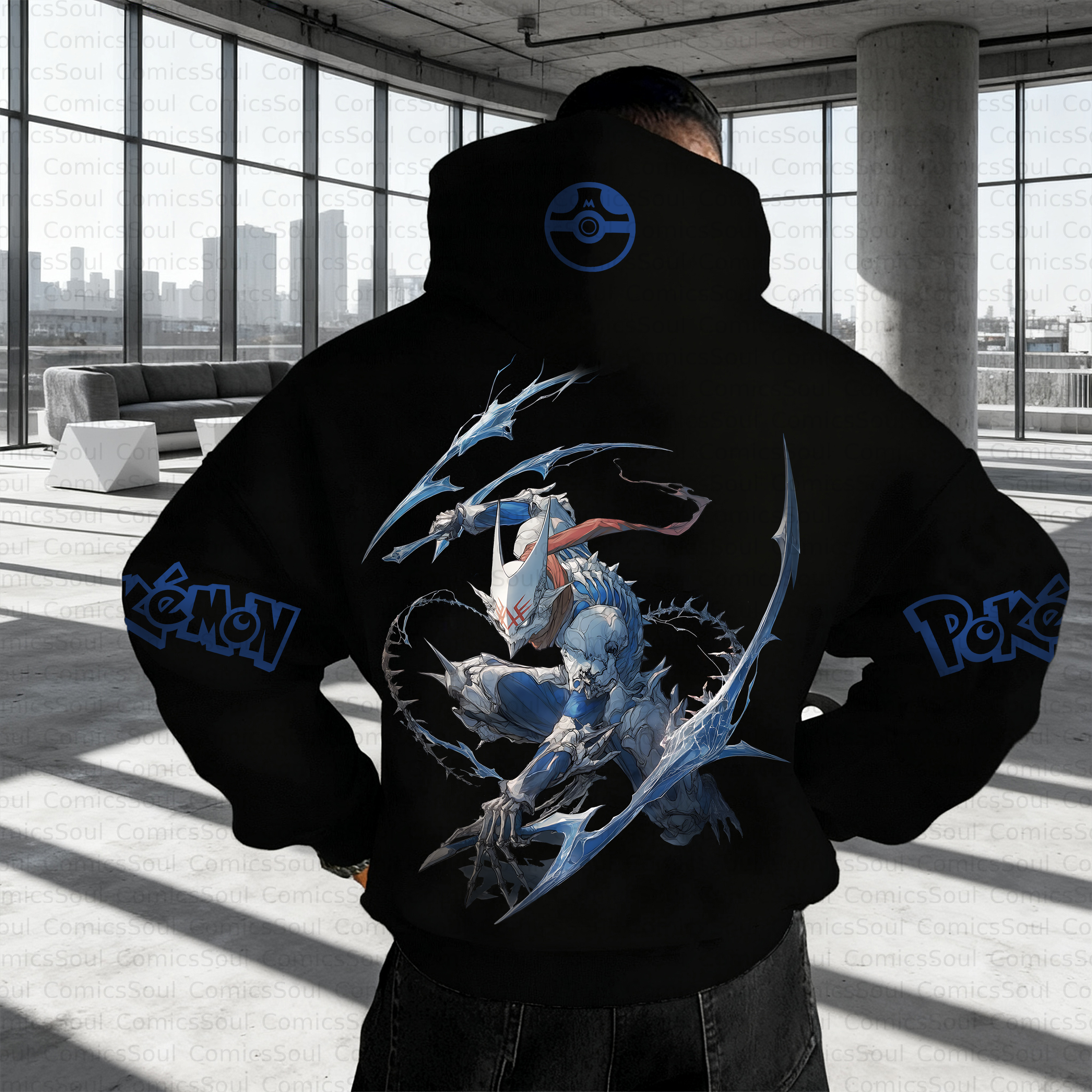 Unisex Anime Inspired Vintage Plush Hoodie