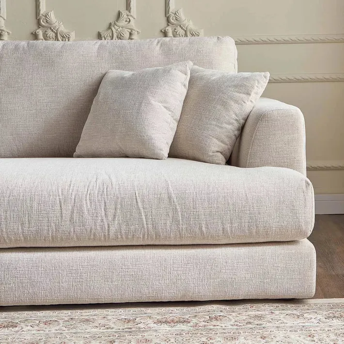 Hester 3-Seater Fabric Sofa
