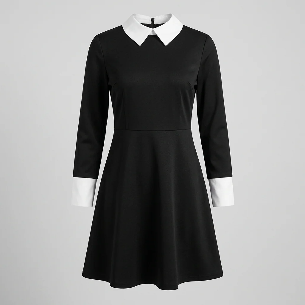 Halloween Costumes Gothic Dress Cosplay Outfit Set - Image 3 Halloween Costumes Gothic Dress Cosplay Outfit Set - Image 3