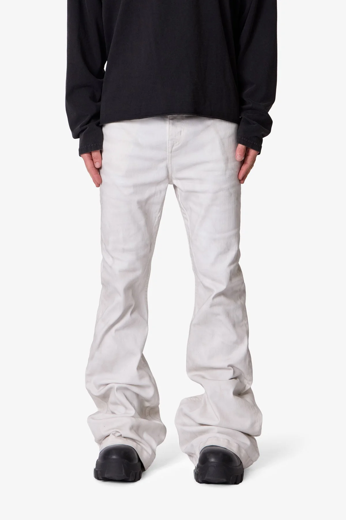 Super Stacked Denim - White