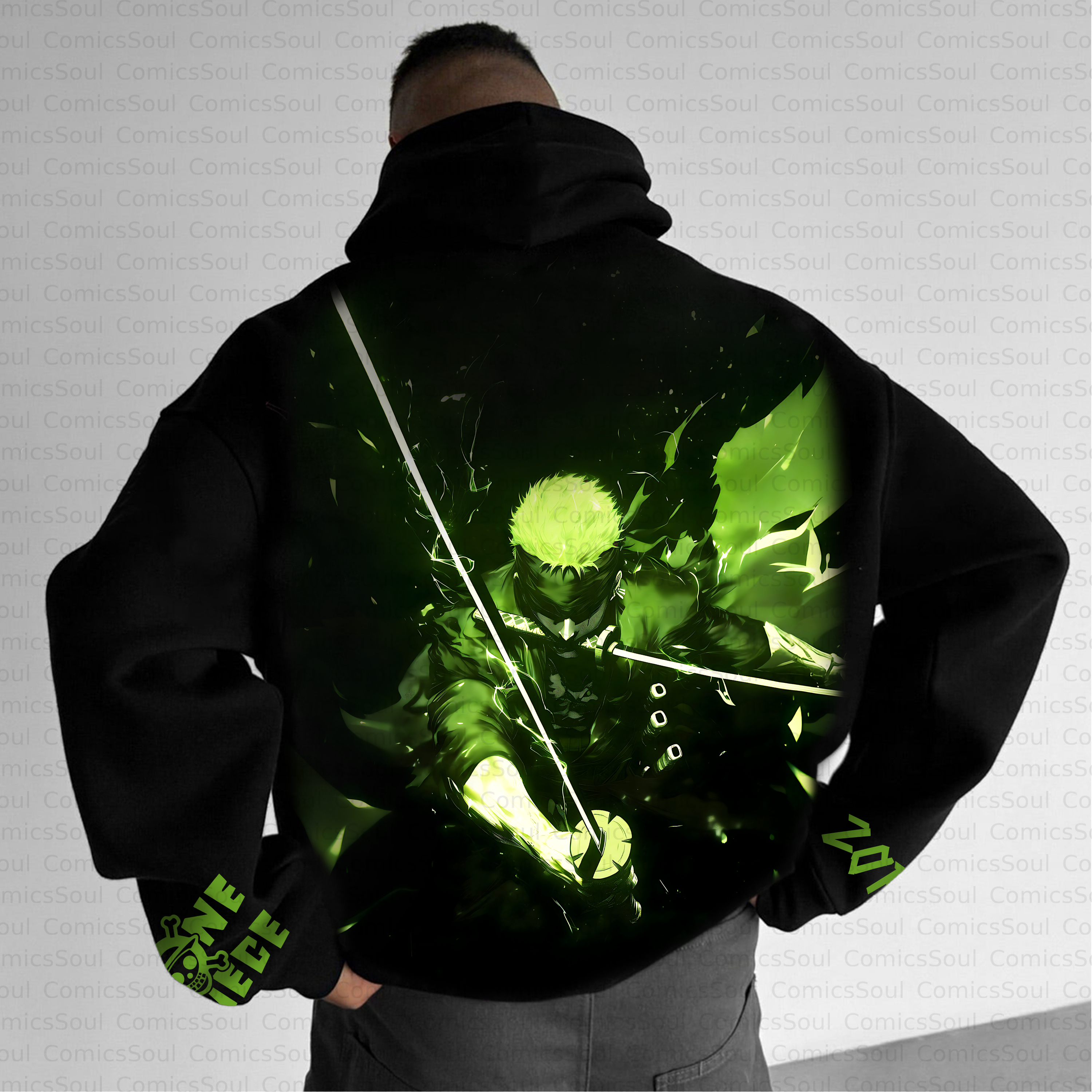 Unisex Anime Inspired Vintage Plush Hoodie