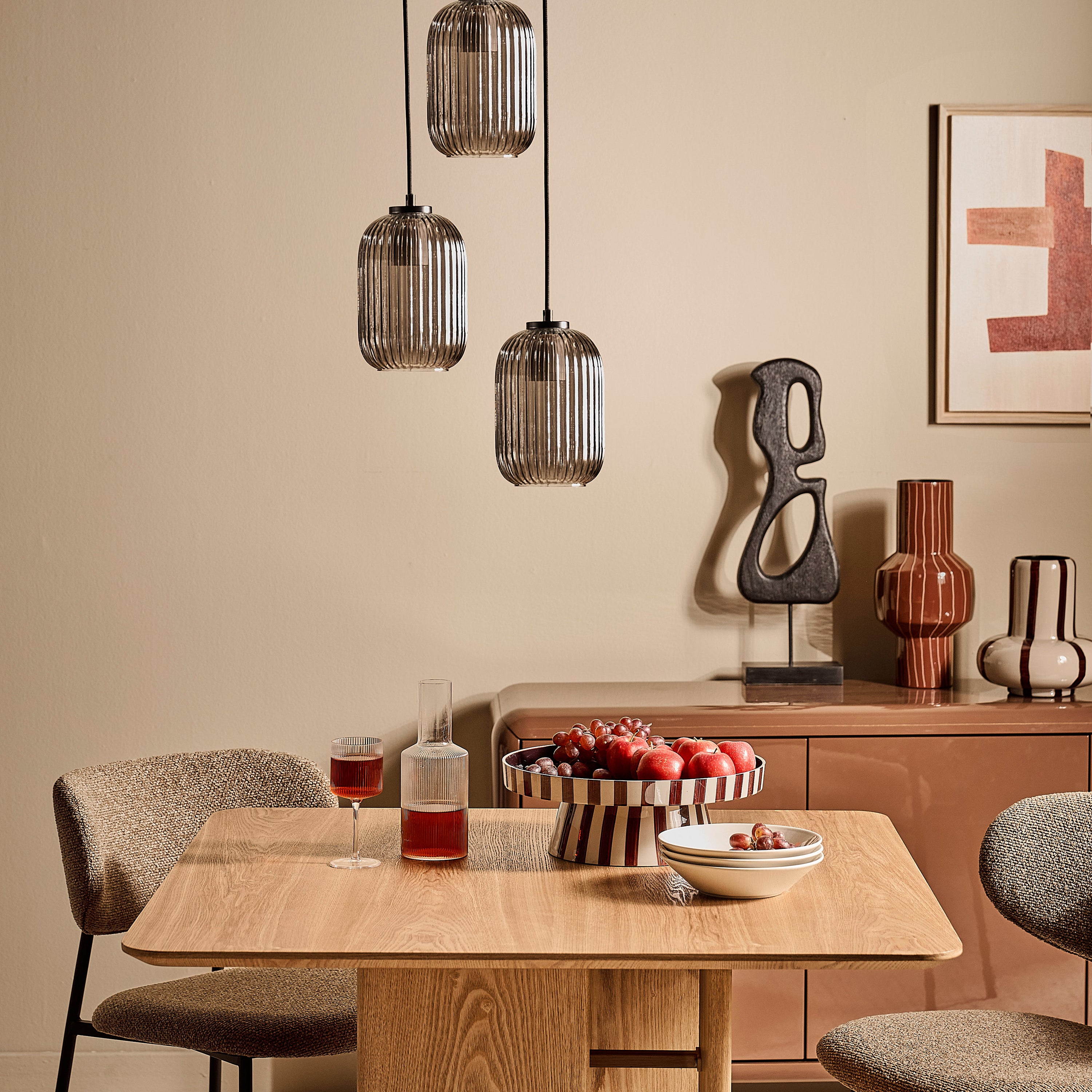 by fonQ Structure Ornament H 60 cm - Zwart