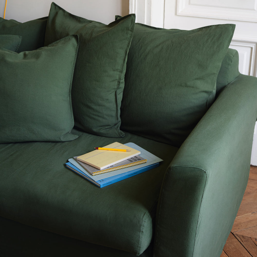 Housse de canapé - Vert Oxyde
