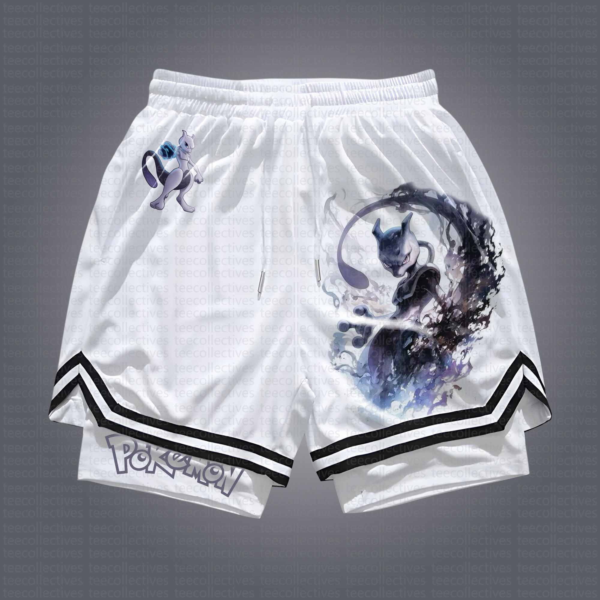 Unisex “Pokemon” Casual Streetwear Shorts
