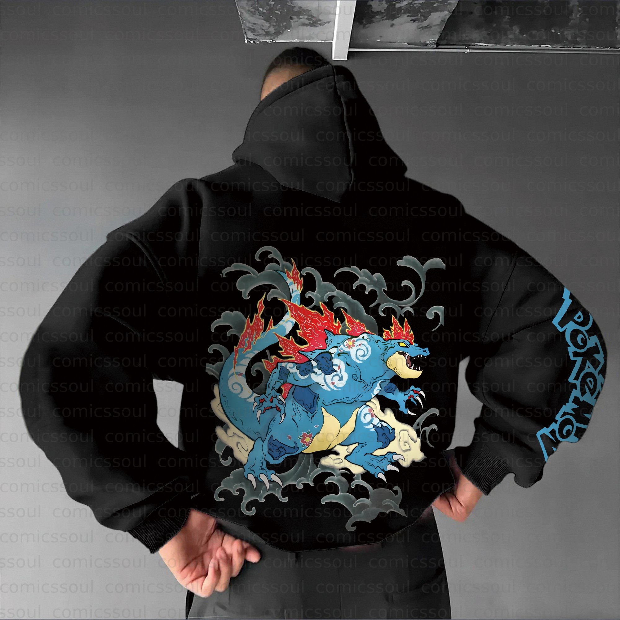 Unisex Anime Graphic Streetwear Vintage Hoodie