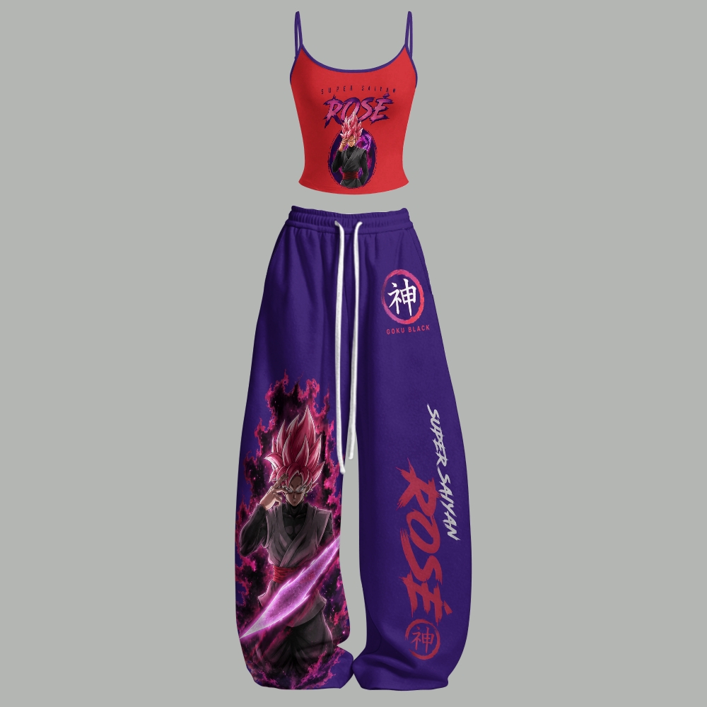 DragonBall Top & Elasticated Trousers Two-Piece Set