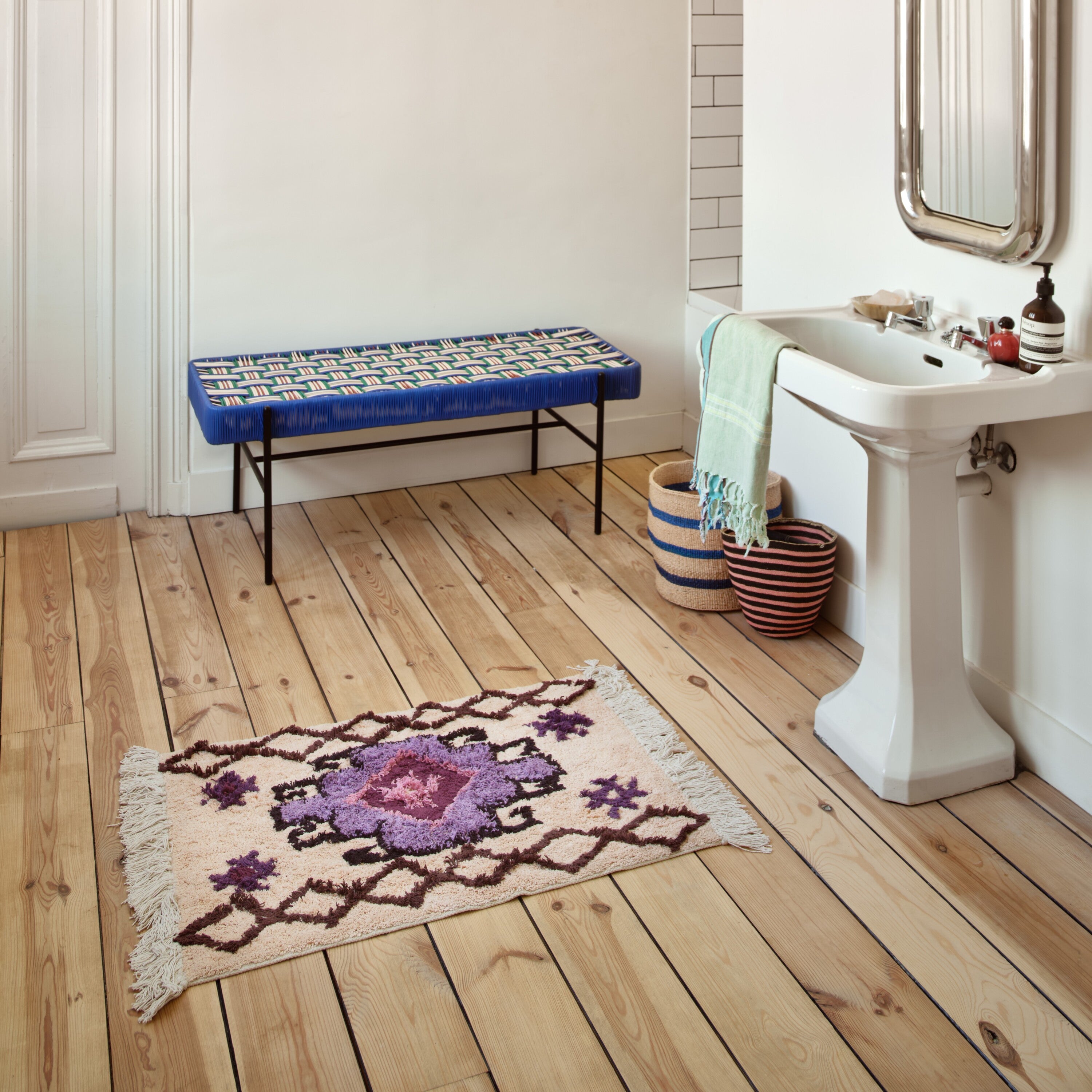 HKliving Bohemian Badmat Vloerkleed 60 x 90 cm