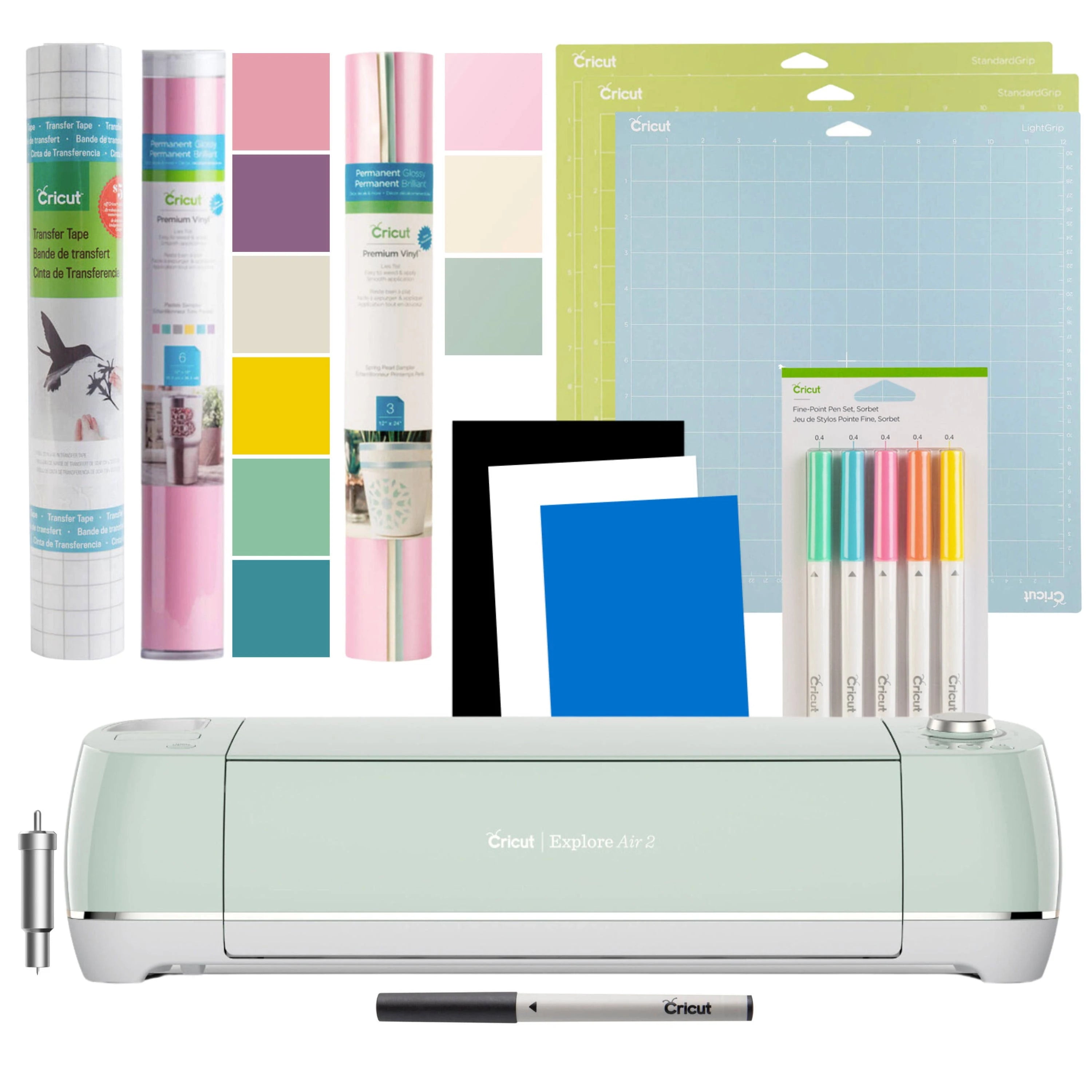 Cricut Explore Air 2. Mint Pastel Bundle - MadeInUSA