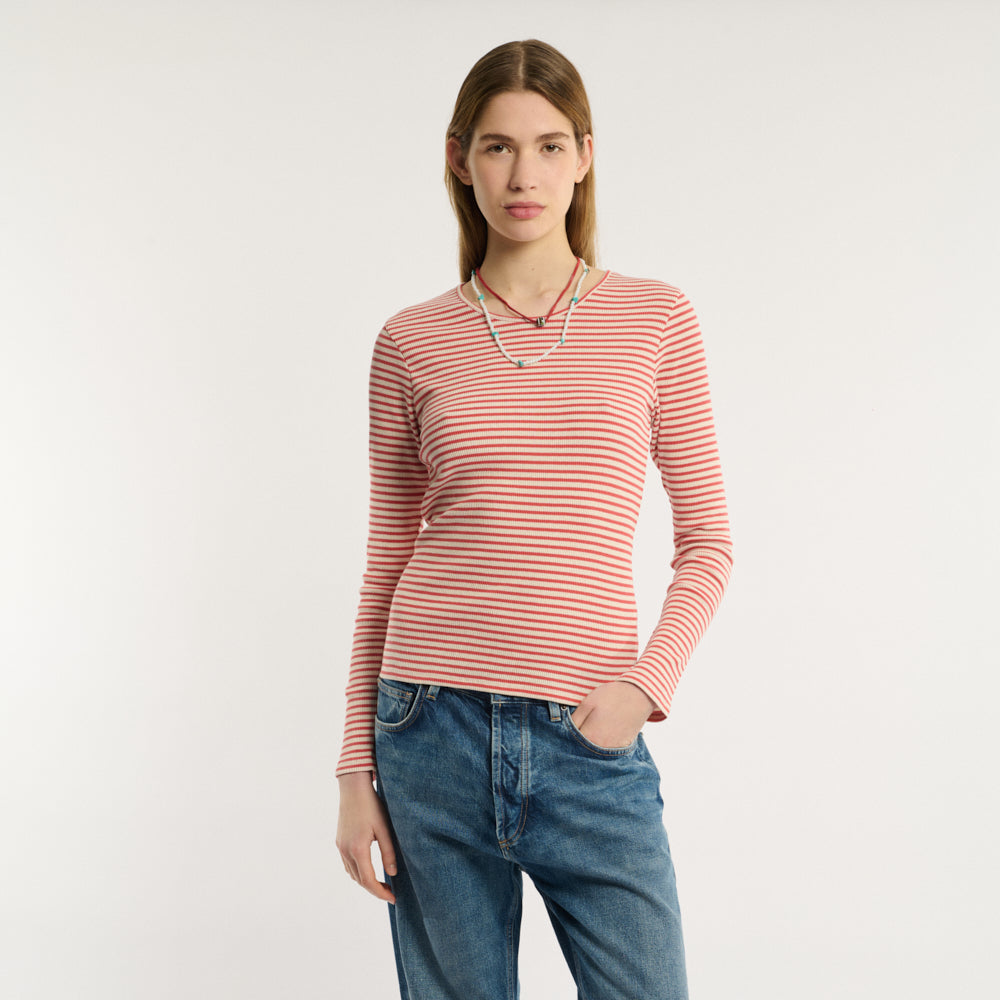 Merci - T-shirt Carla - Rouge