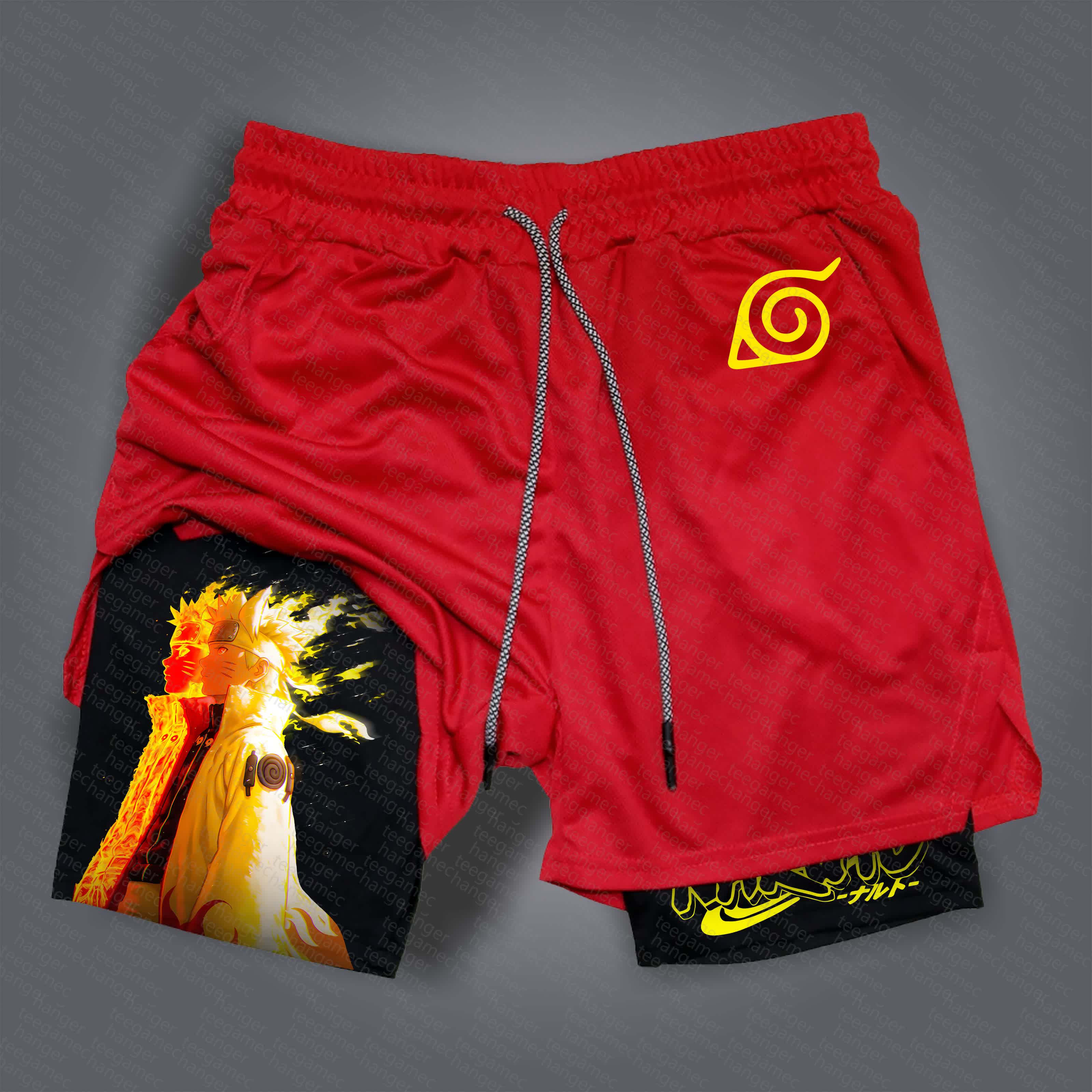 Unisex   Casual Anime Streetwear Gym Shorts