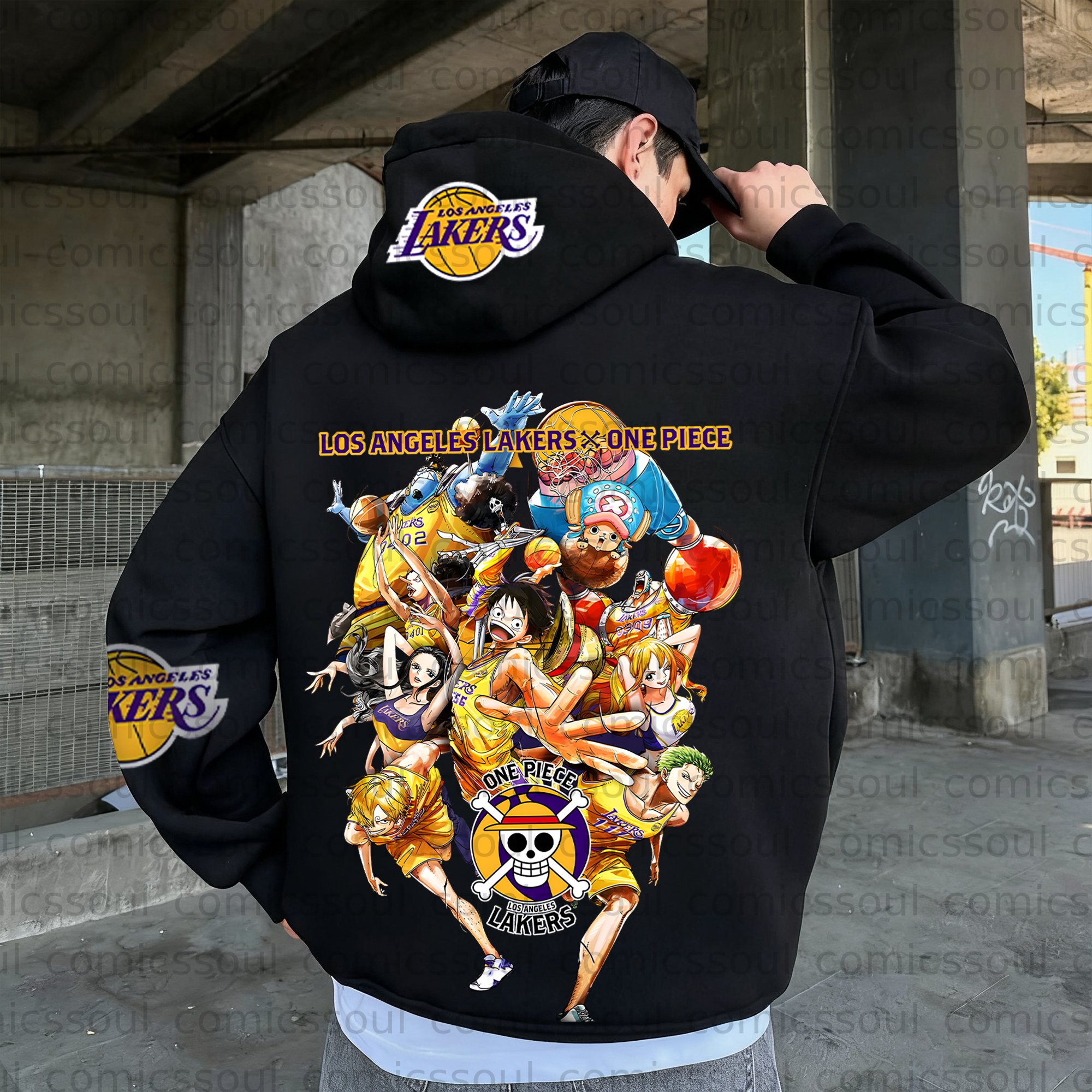Unisex Anime Graphic Streetwear Wintage Plush Hoodie