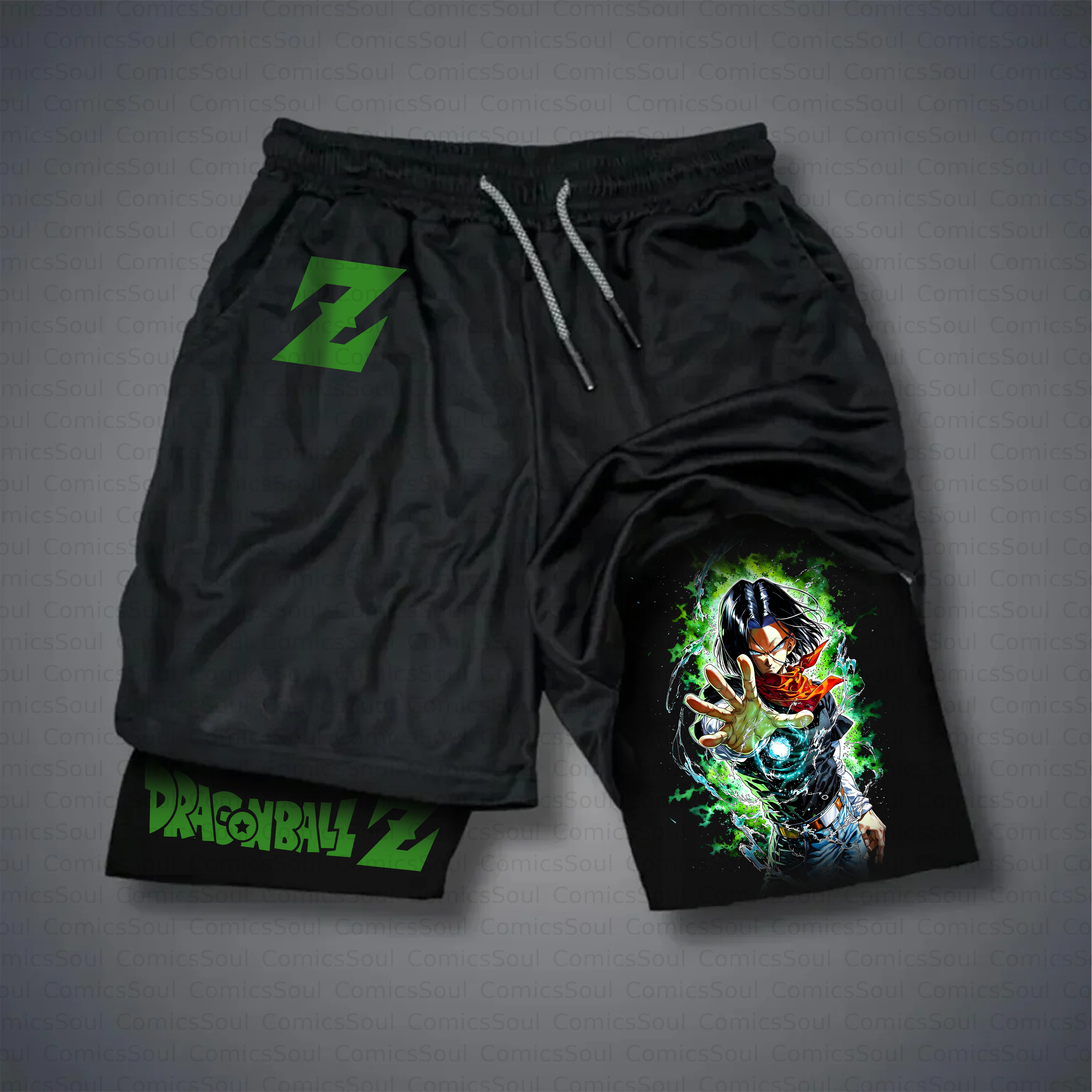 Unisex Casual Anime Style Shorts