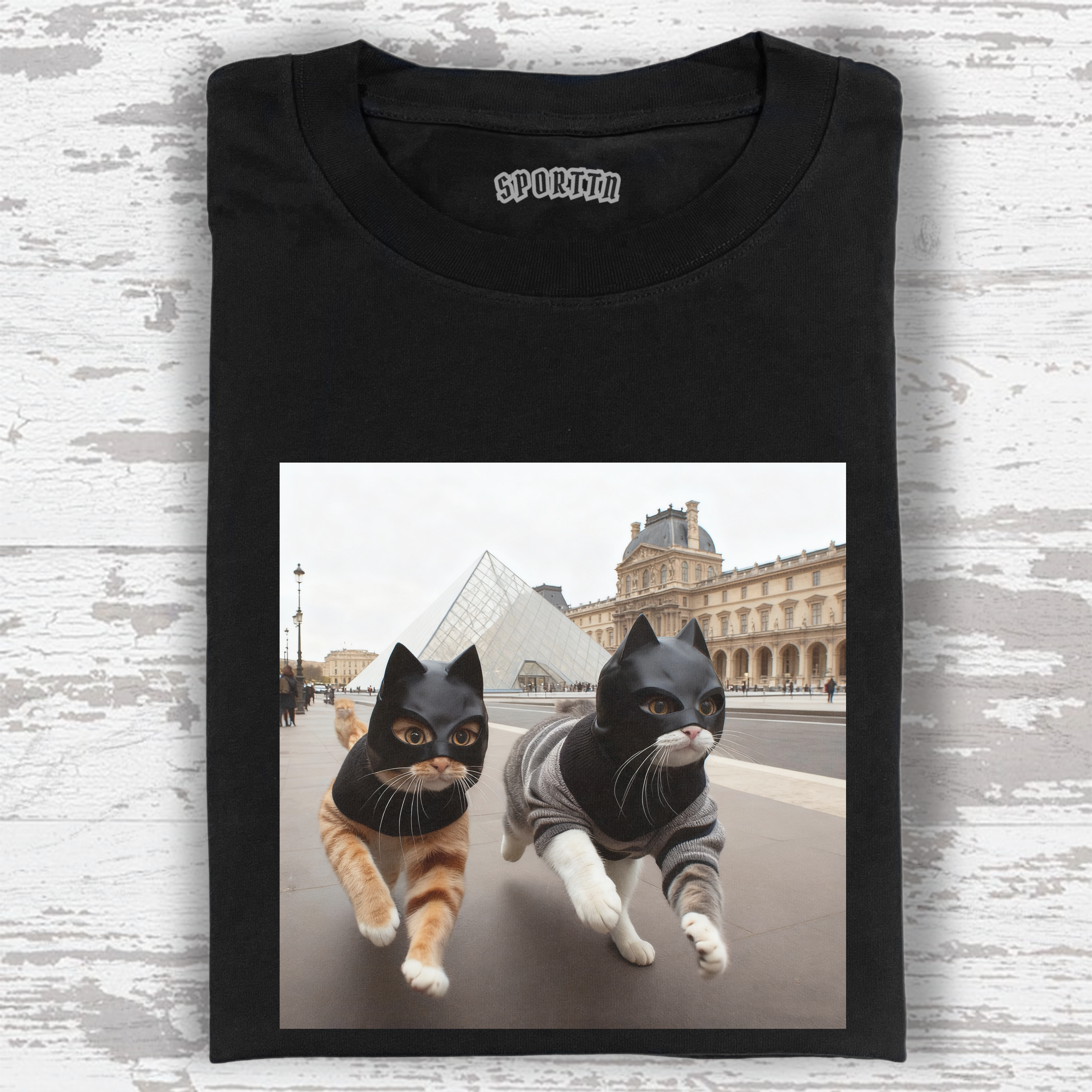 FUNNY CATS TEE