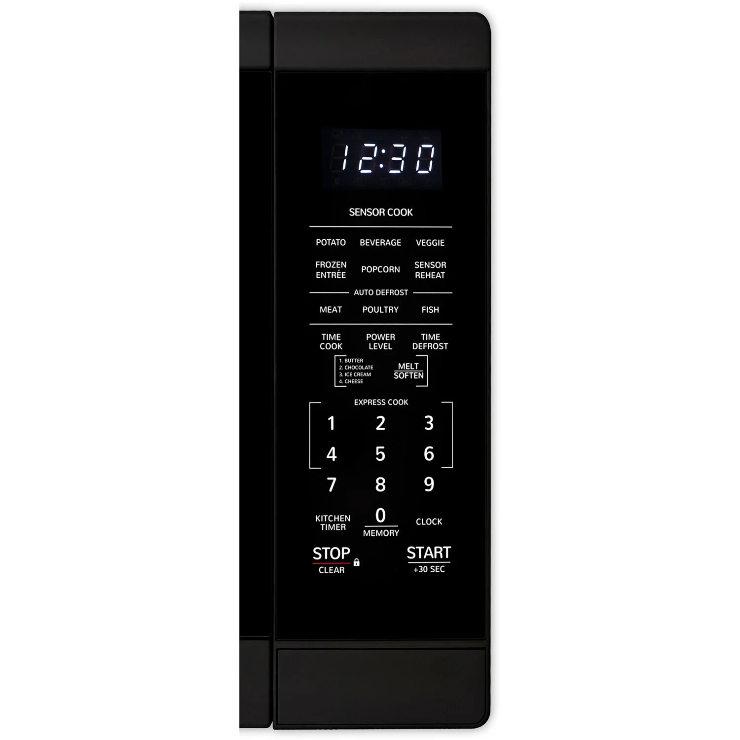 Sharp 1.4 - Cu. Ft. Countertop Microwave Oven in Black