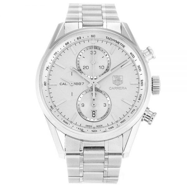 Tag Heuer Carrera  White Dial Replica CAR2111.BA0720