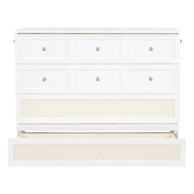 Nestfair Full-Size Murphy Bed with Spacious Drawers