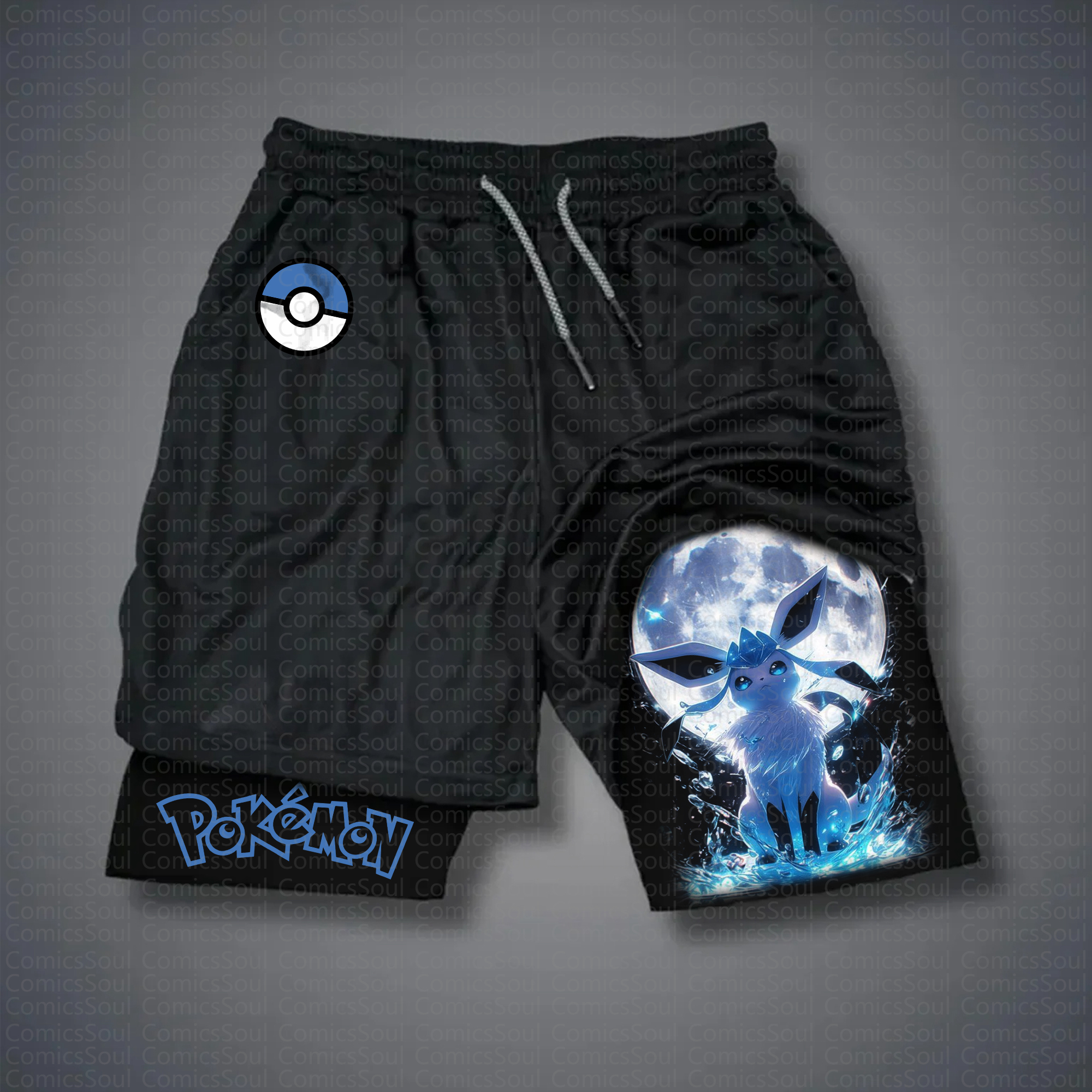 Unisex  “Comicssoul” Casual Anime Streetwear Shorts