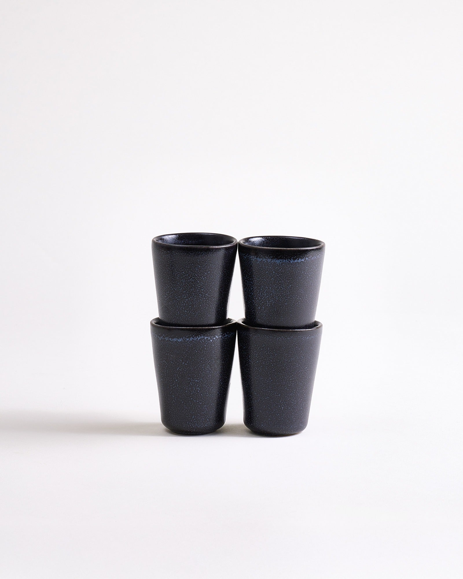 Turmalina Espressobecher schwarz 4er-Set