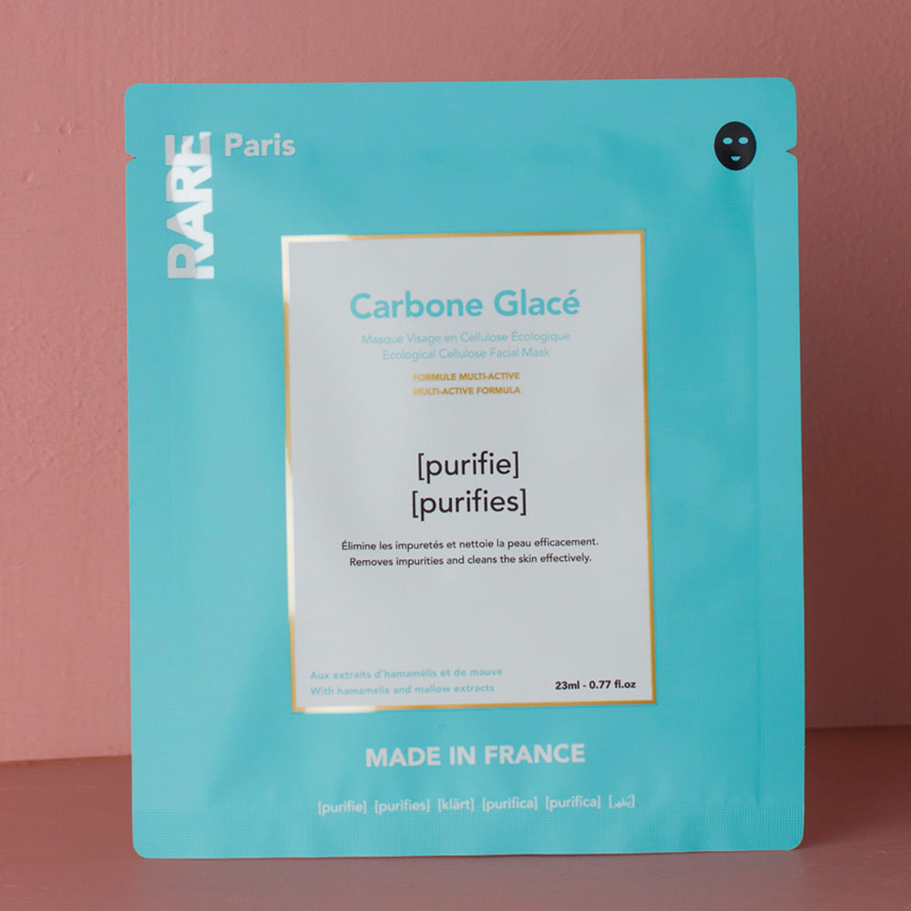 Set 5 masques - Carbone Glacé - Rare Paris