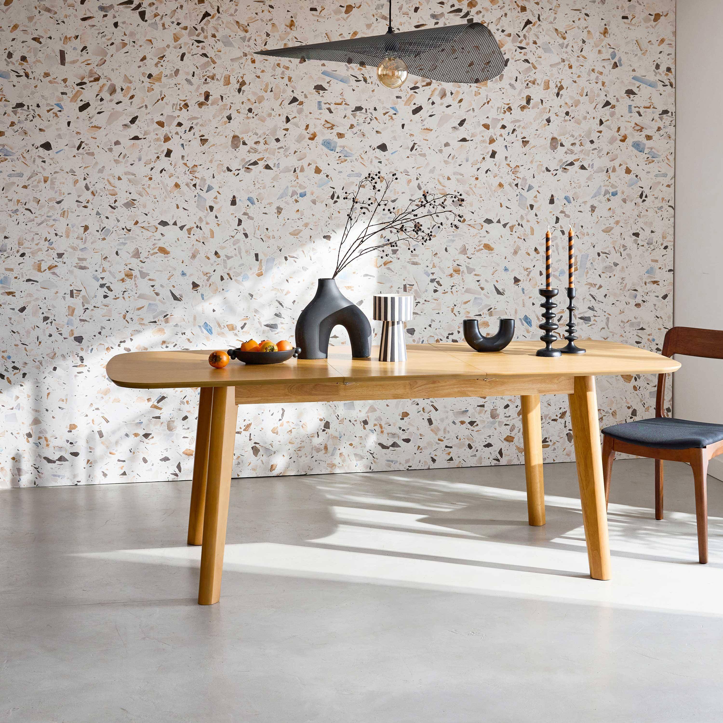 Holy - Mesa de comedor rectangular y extensible, 160 - 210cm